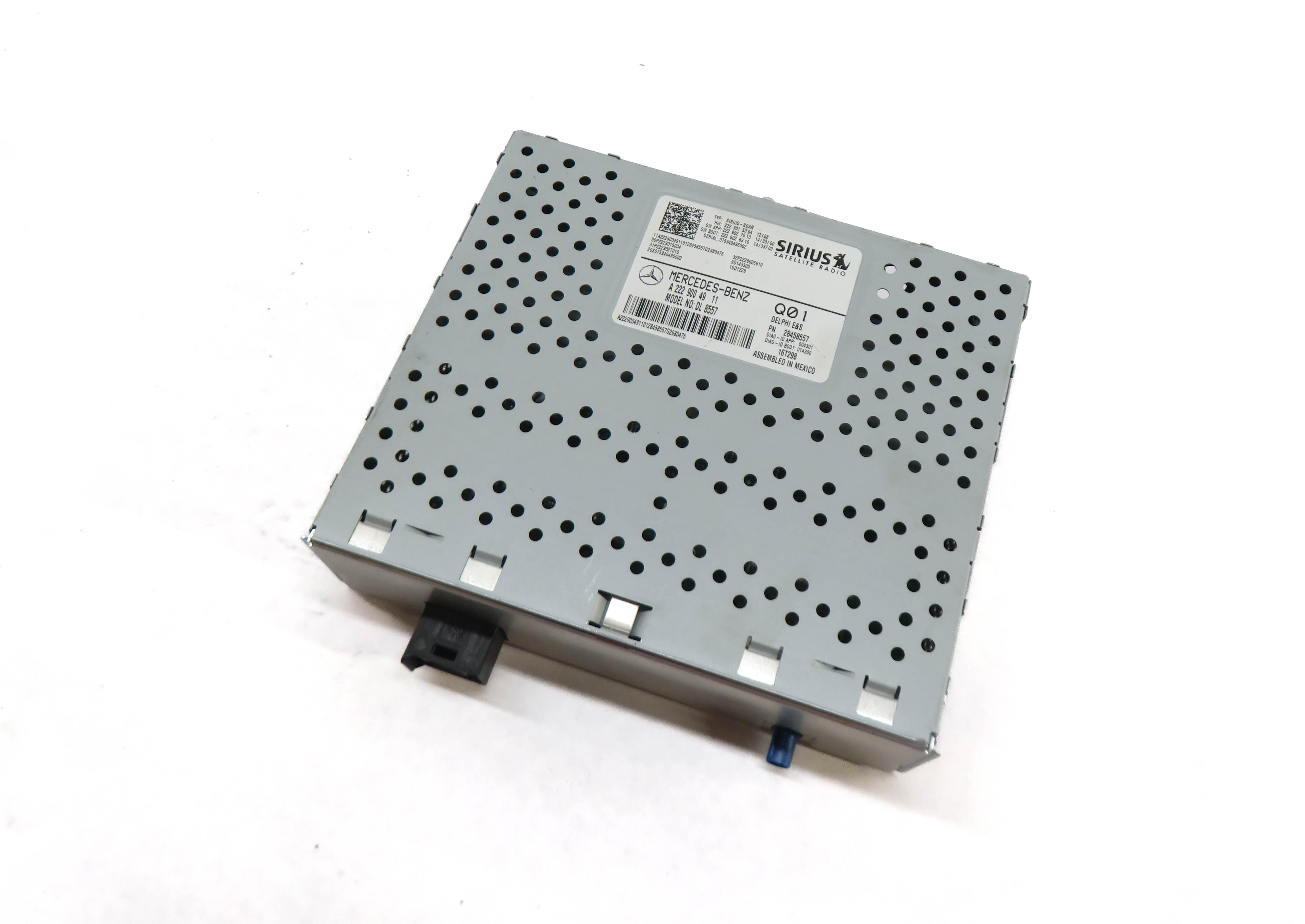 13-20 MERCEDES B CLA E GL GLA GLE (C117 X156 X166) SIRUIS SATELLITE RADIO MODULE — exact item pictured