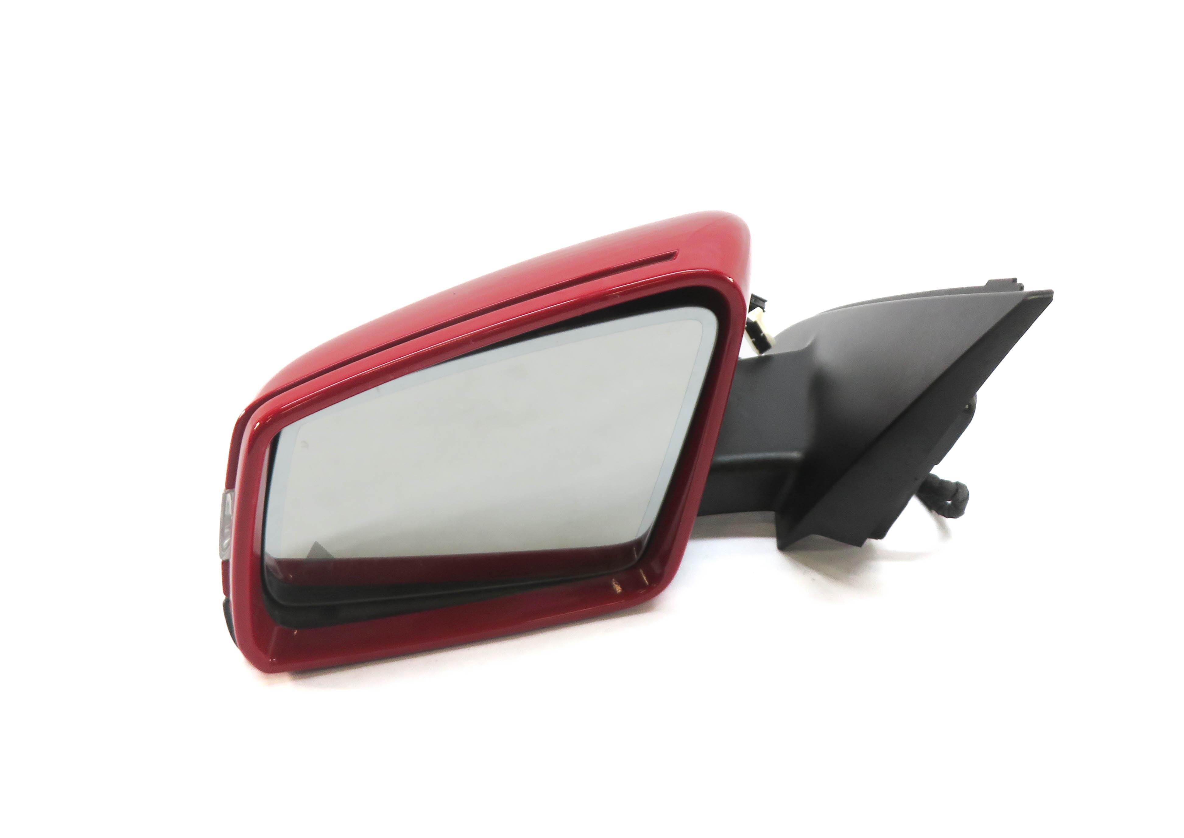 2015-2020 MERCEDES GLA-CLASS (X156) LEFT DRIVER BLIND SPOT DOOR MIRROR (RED) — exact item pictured