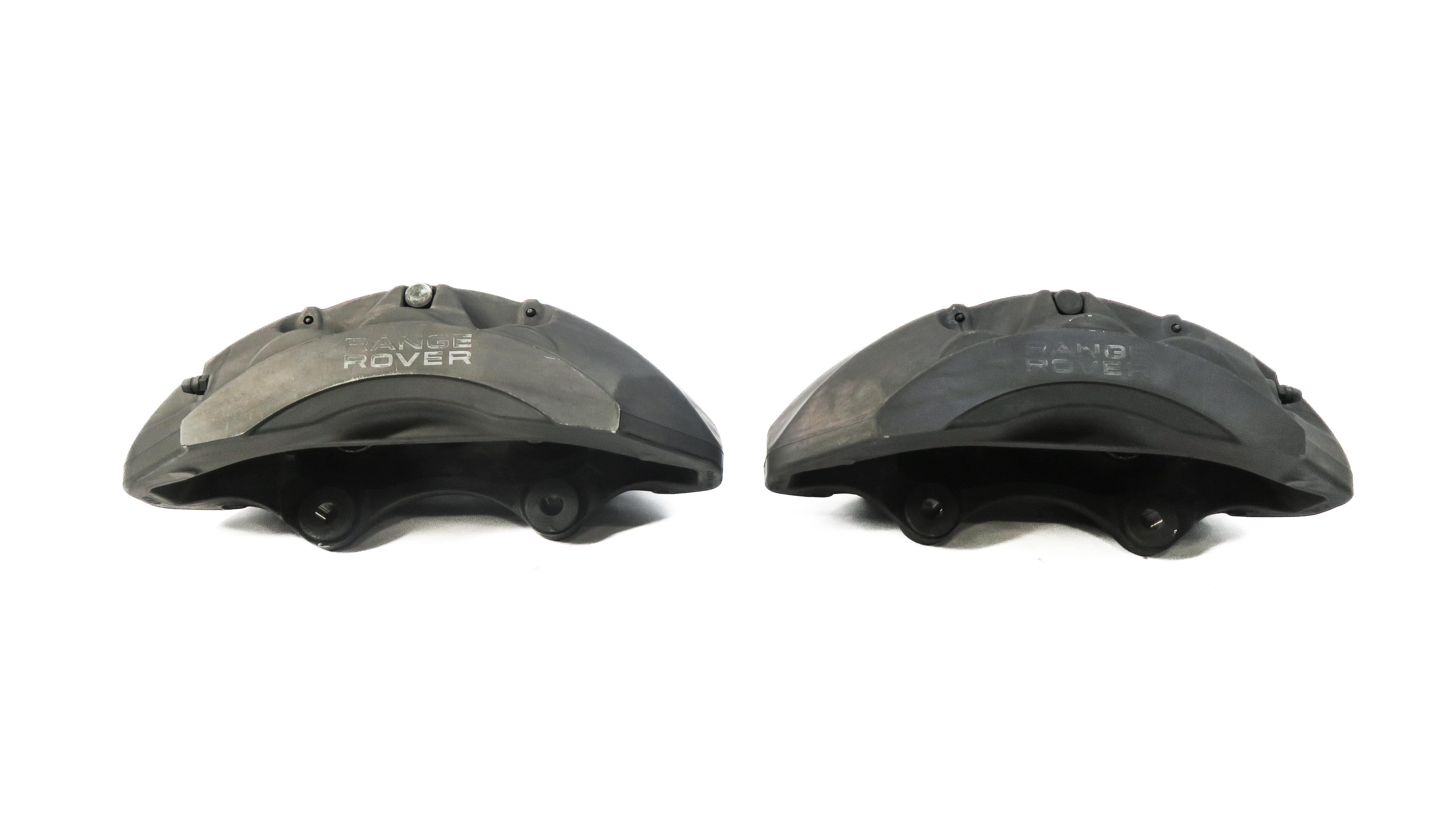 10-17 LR4 DISCOVERY RANGE ROVER SPORT L322 L320 FRONT BRAKE CALIPER SET (BREMBO) — exact item pictured