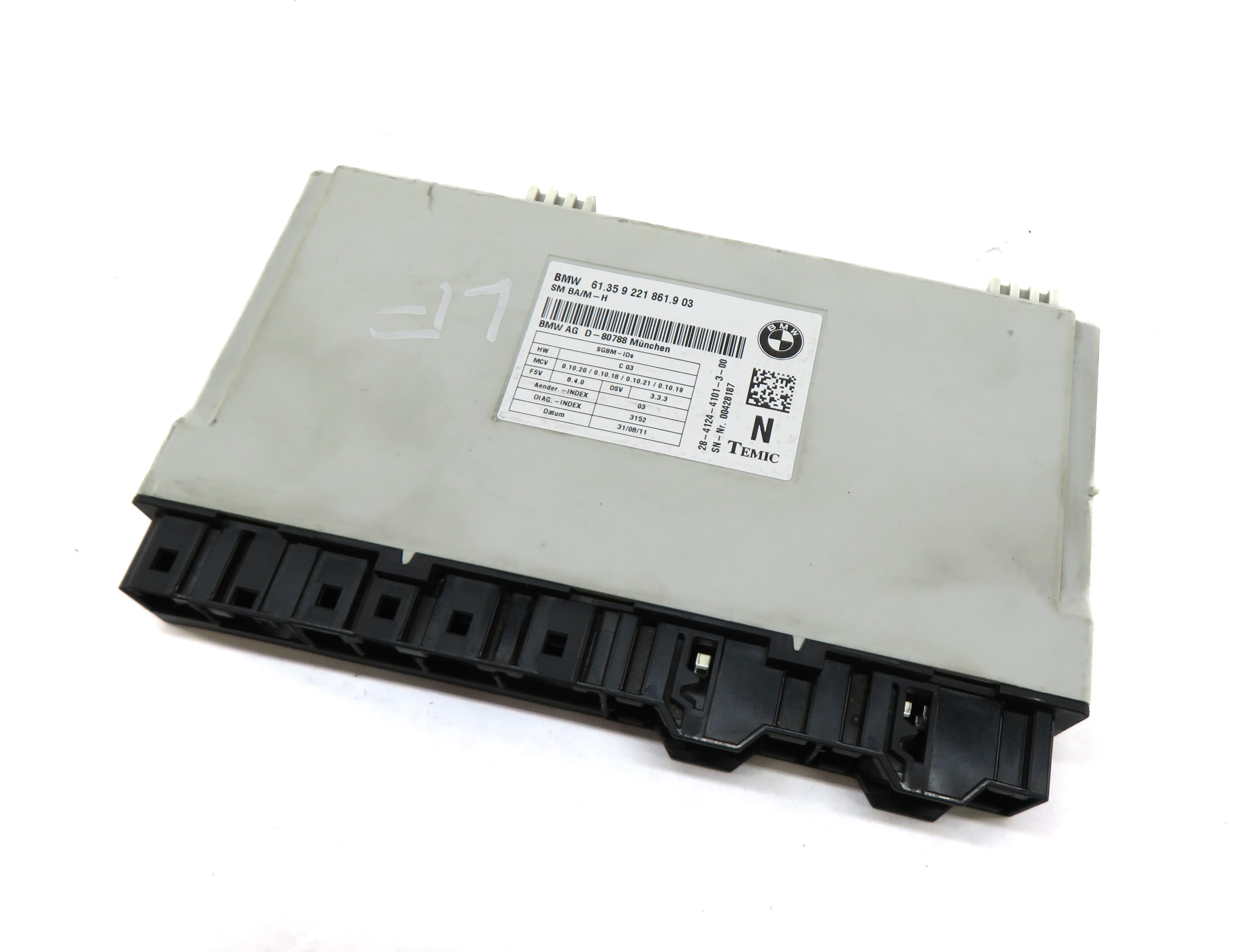 2010-2016 BMW 128i 328i 335i M3 X1 X5 X6 Z4 - FRONT MEMORY SEAT CONTROL MODULE — exact item pictured
