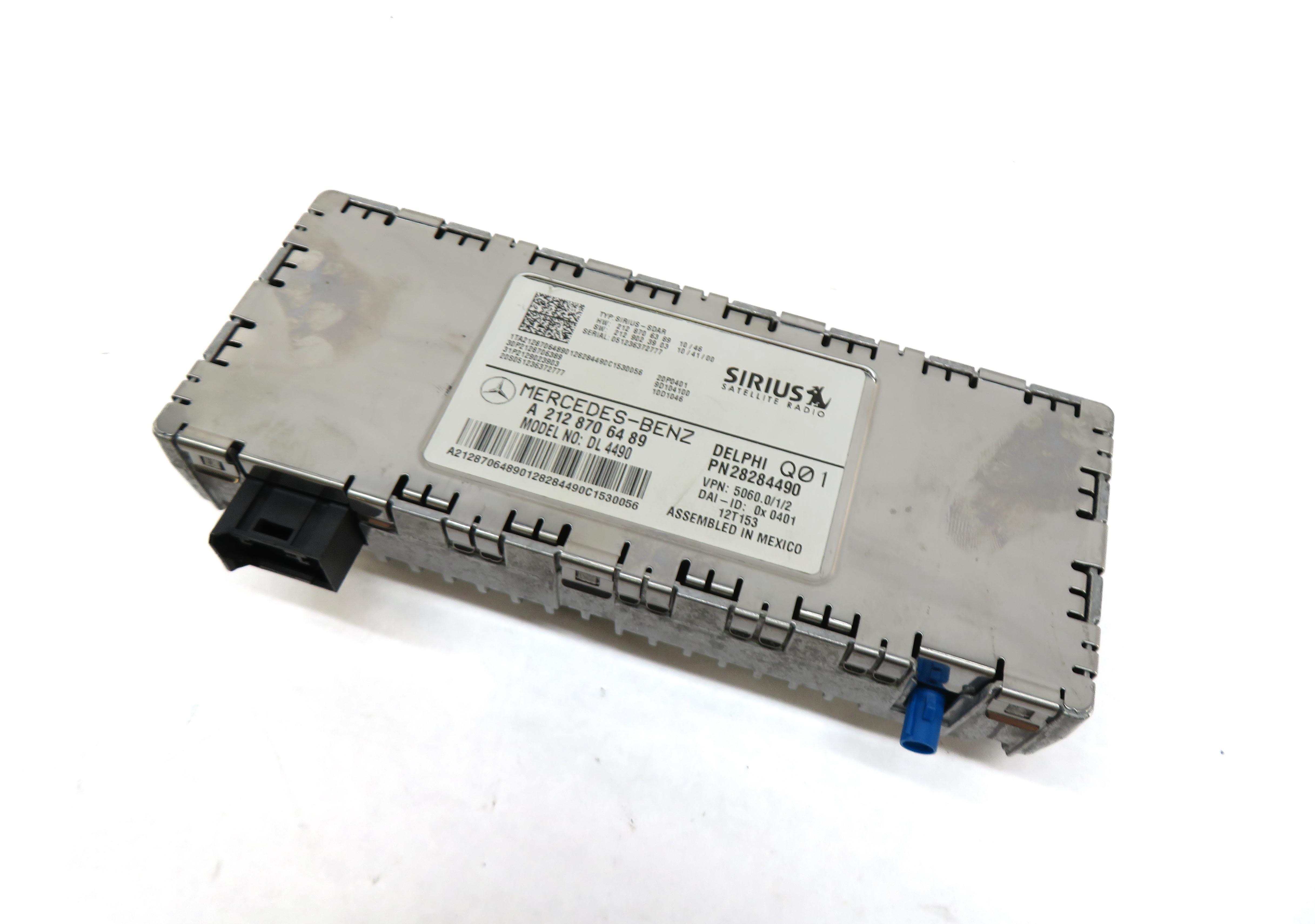 10-16 MERCEDES C250 C300 C350 E350 E550 GLK350 ML350 - SIRIUS SATELLITE RECEIVER — exact item pictured