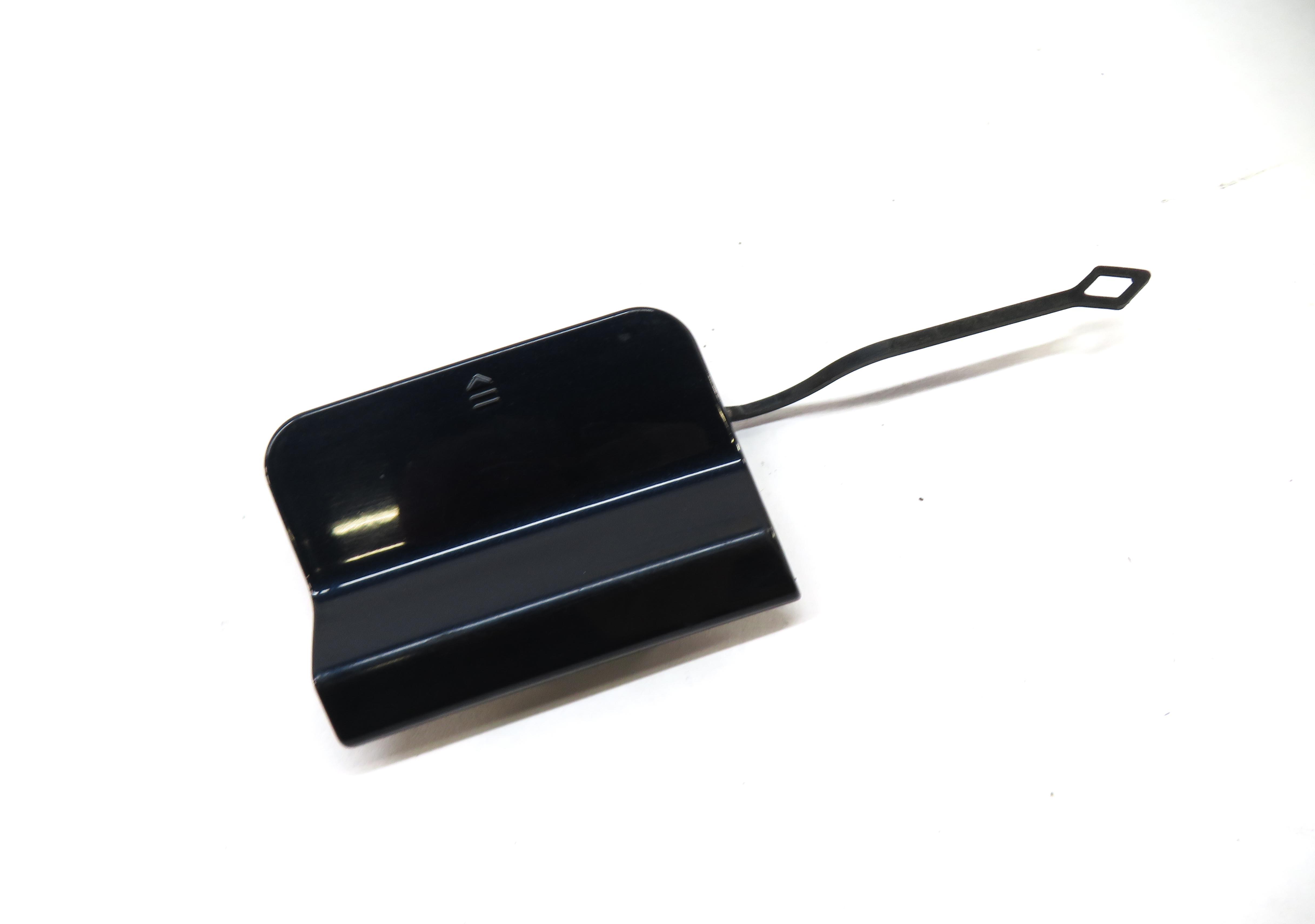 2013 MERCEDES C250 (W204) REAR TOW HOOK COVER TRIM (CAVANSITE BLUE METALLIC 890) — exact item pictured