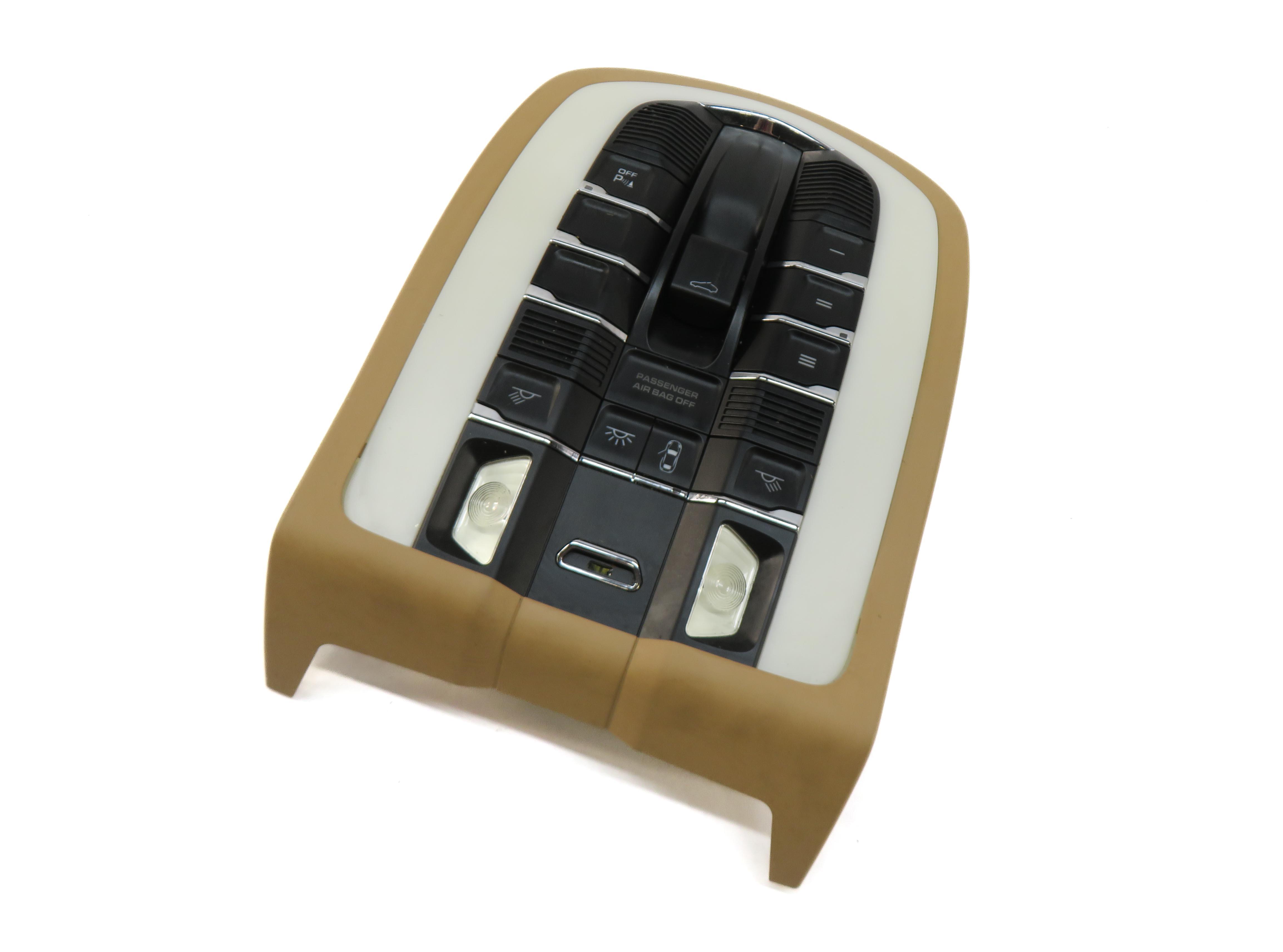 2011 PORSCHE PANAMERA (970 G1) FRONT DOMELIGHT DOME LIGHT LAMP (LUXOR BEIGE) — exact item pictured