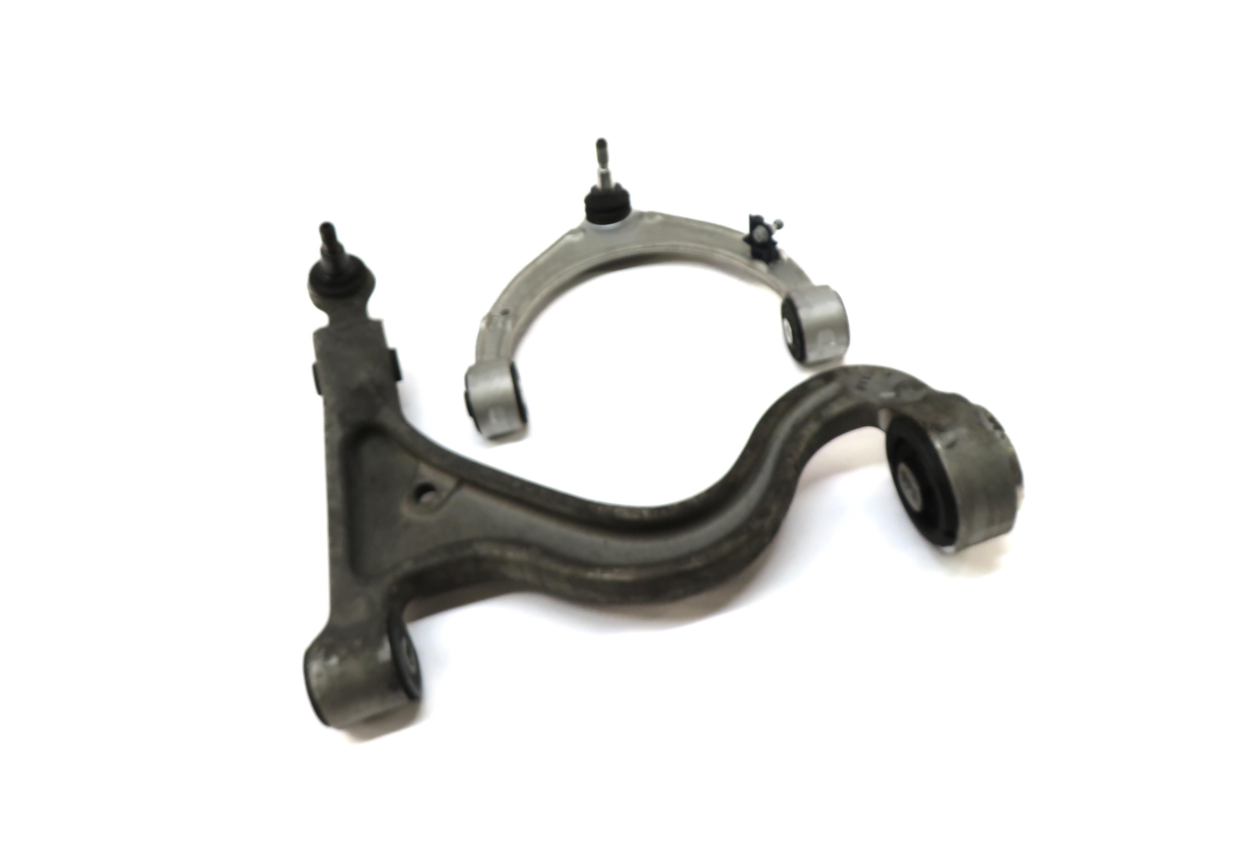 2010-2013 PORSCHE PANAMERA (970 G1) RIGHT FRONT UPPER & LOWER CONTROL ARM SET-2 — exact item pictured