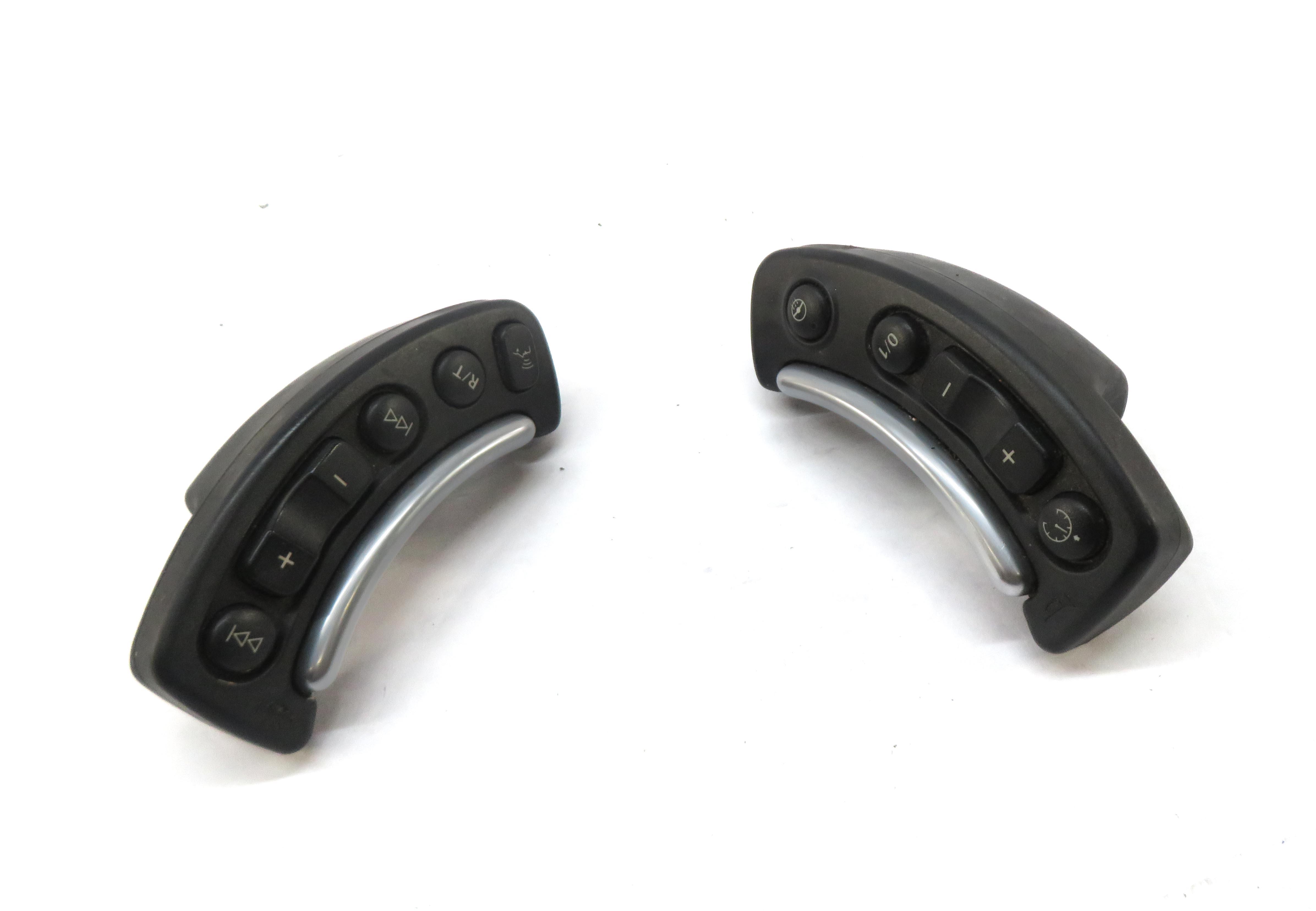 2003-2009 LAND ROVER RANGE ROVER (L322) HEATED STEERING WHEEL SWITCH BUTTON SET — exact item pictured