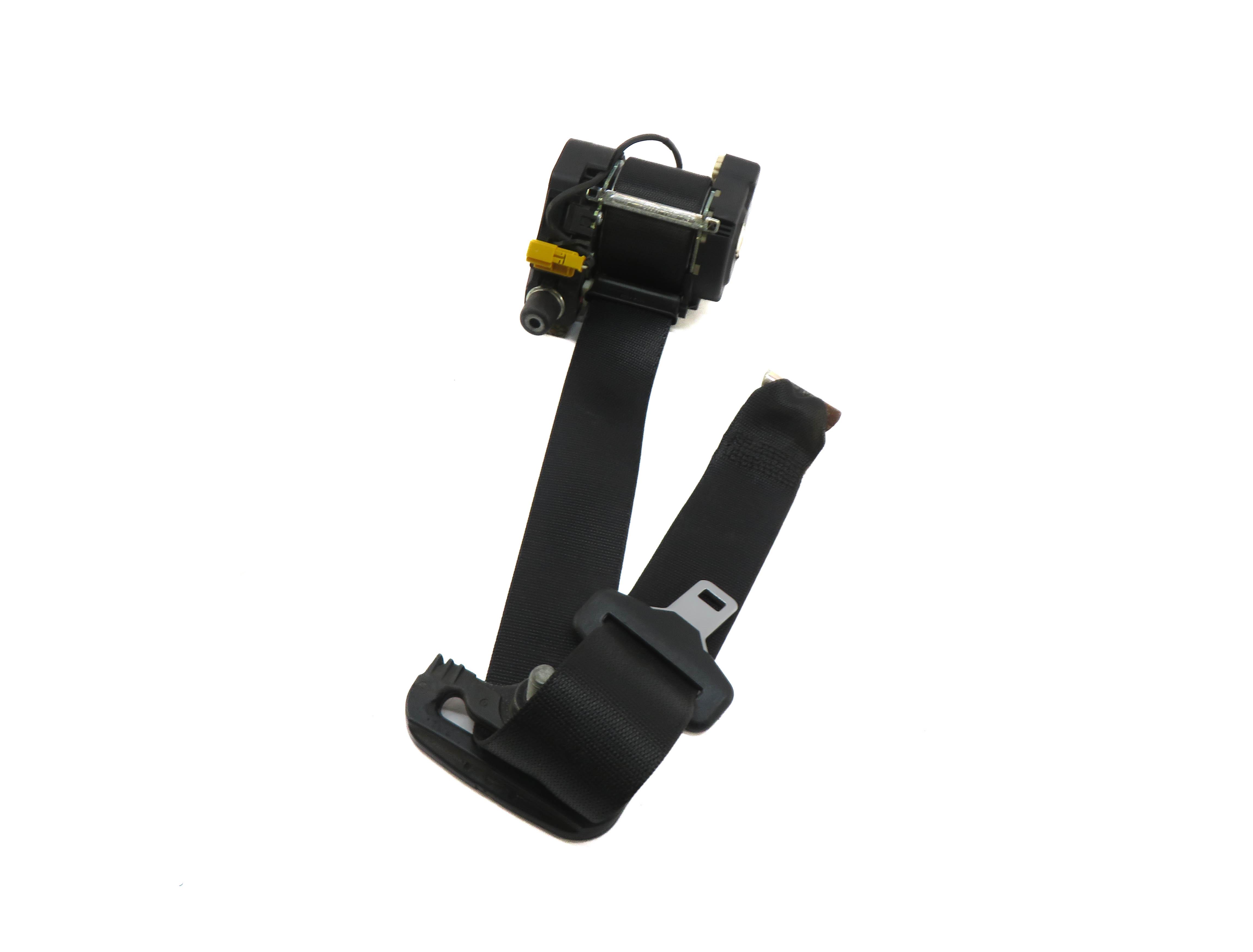 2012 MERCEDES S550 (W221) REAR LEFT SECOND ROW SEATBELT RETRACTOR (BLACK) — exact item pictured