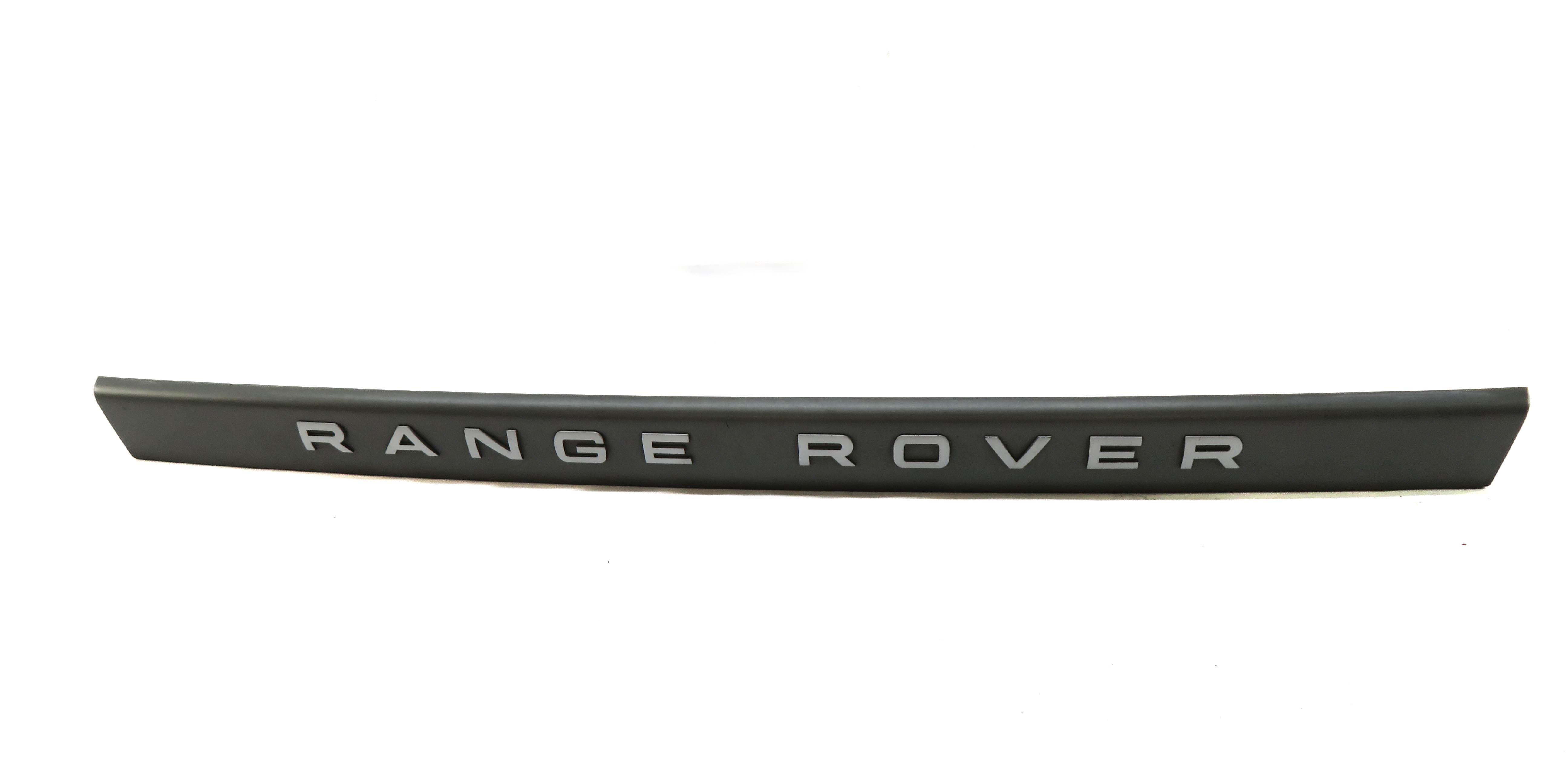 2008 RANGE ROVER SPORT (L320) REAR TRUNK HATCH TRIM PANEL (STORNOWAY GRAY 907) — exact item pictured