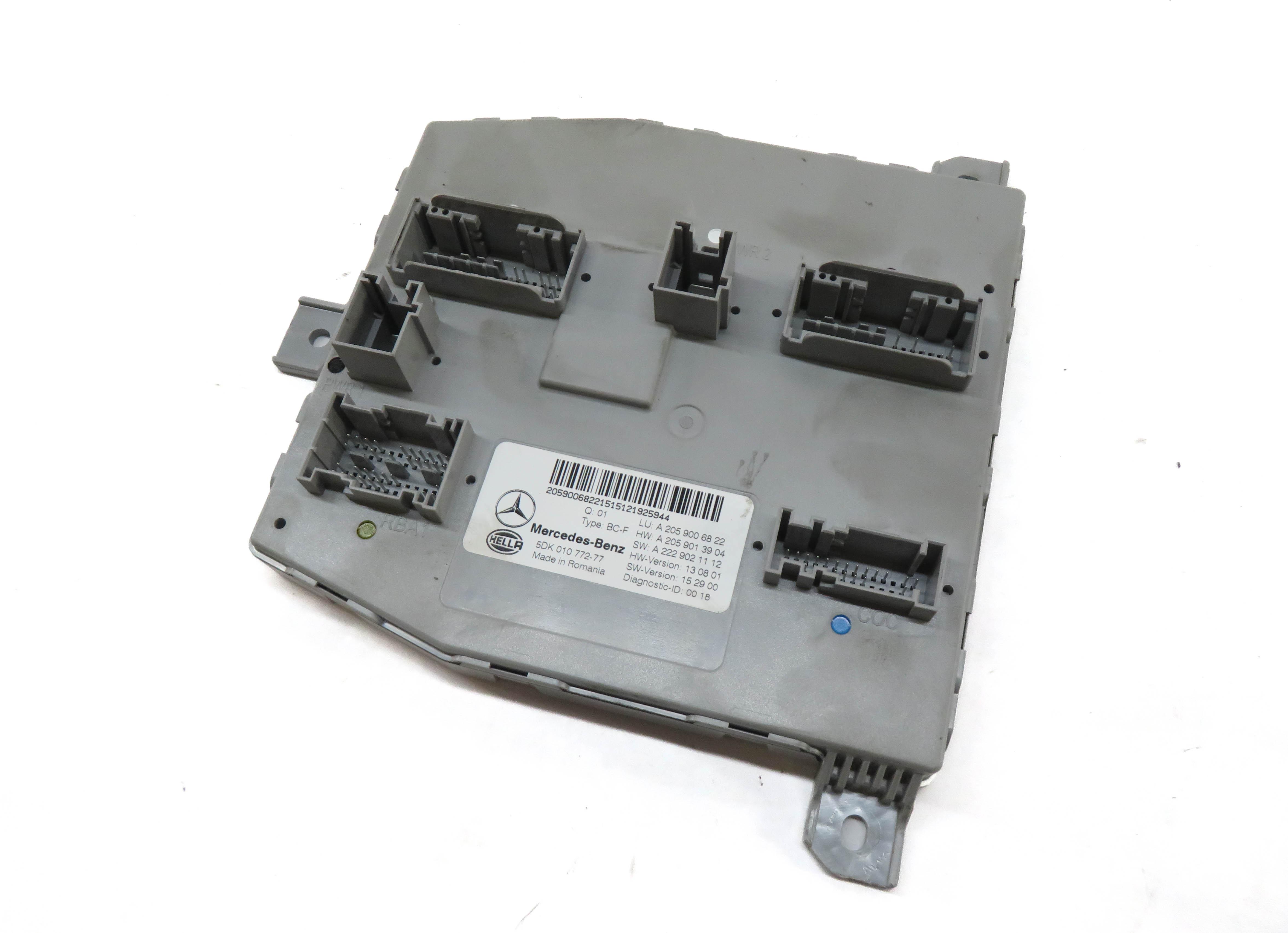 2015-2019 MERCEDES C300 C350 C400 C450 GLC300 FRONT SIGNAL ACQUISITON MODULE SAM — exact item pictured