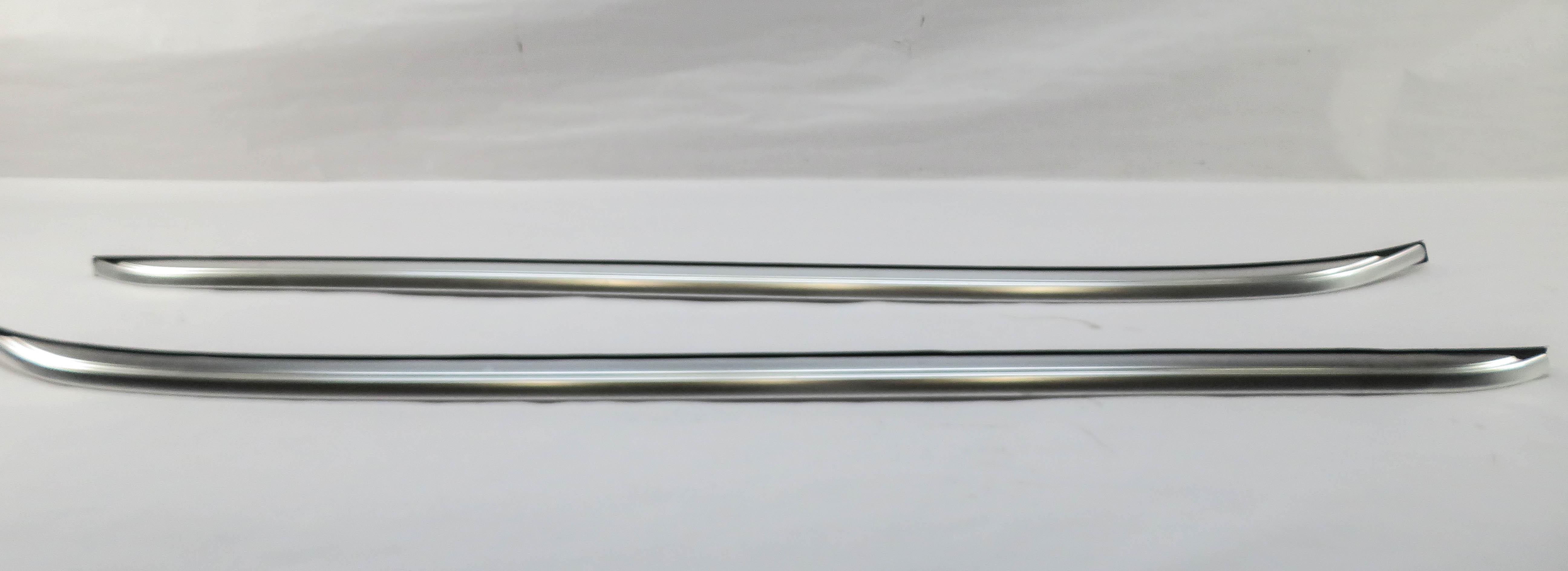 2011 BMW X3 (F25) ROOF LUGGAGE RACK RAIL SET/2 (FRONT TO BACK) (SILVER) — exact item pictured
