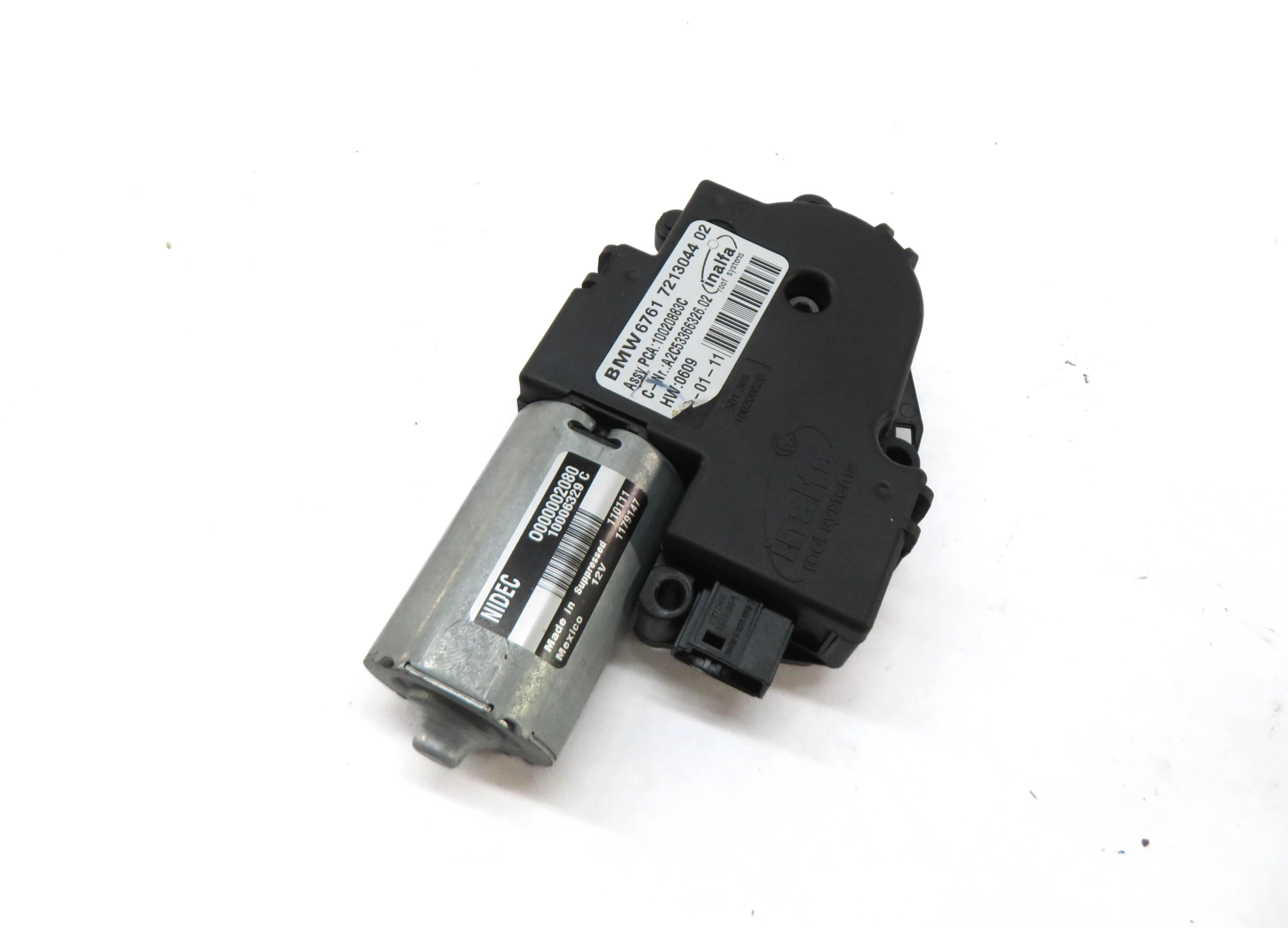 04-13 BMW X5 (E53 E70) 04-11 X3 (F25) PANORAMIC GLASS SUNROOF SUN ROOF MOTOR — exact item pictured