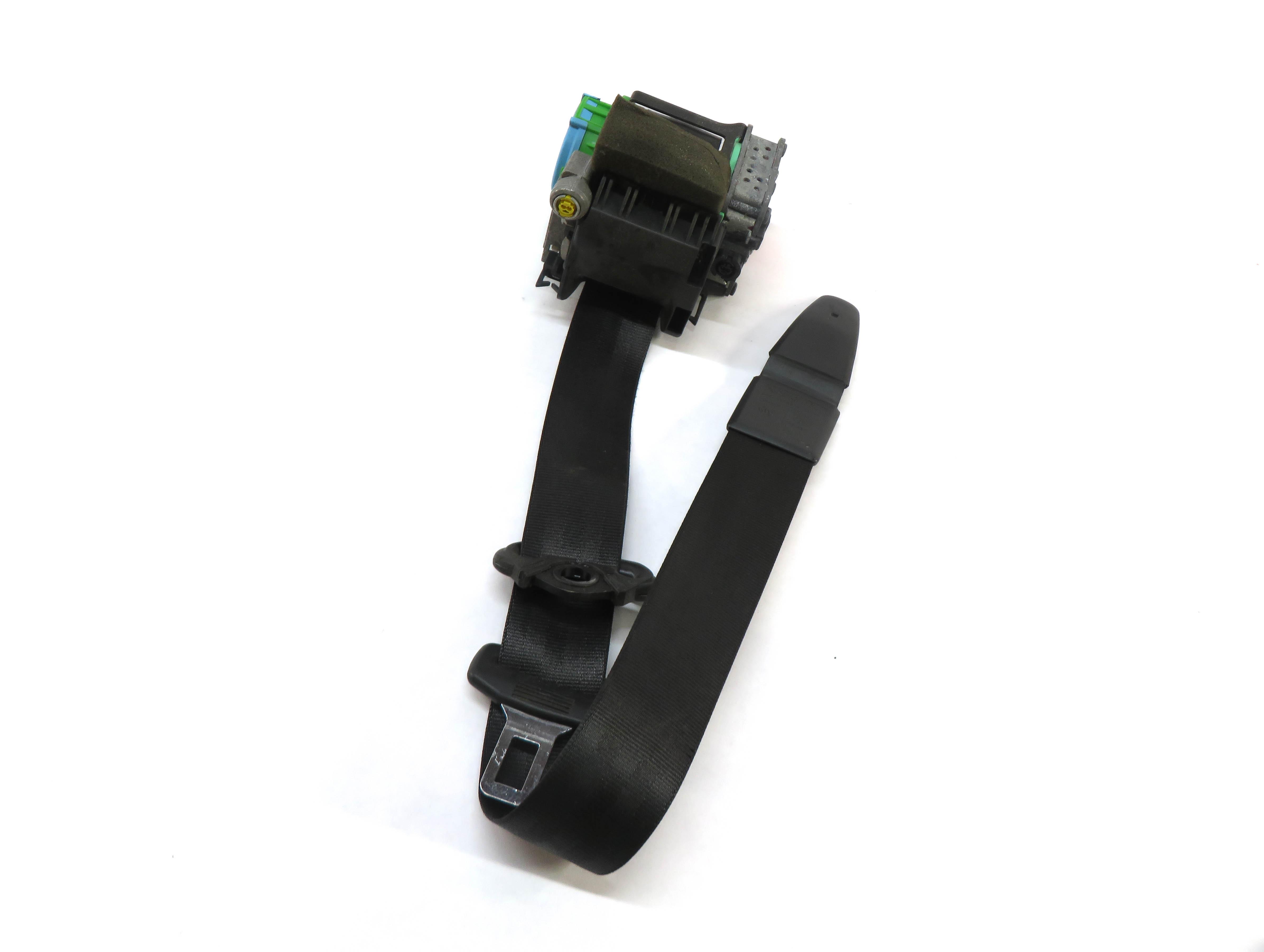 2009-2016 AUDI A4 S4 (B8 8K) LEFT FRONT DRIVER SEATBELT RETRACTOR (BLACK) — exact item pictured