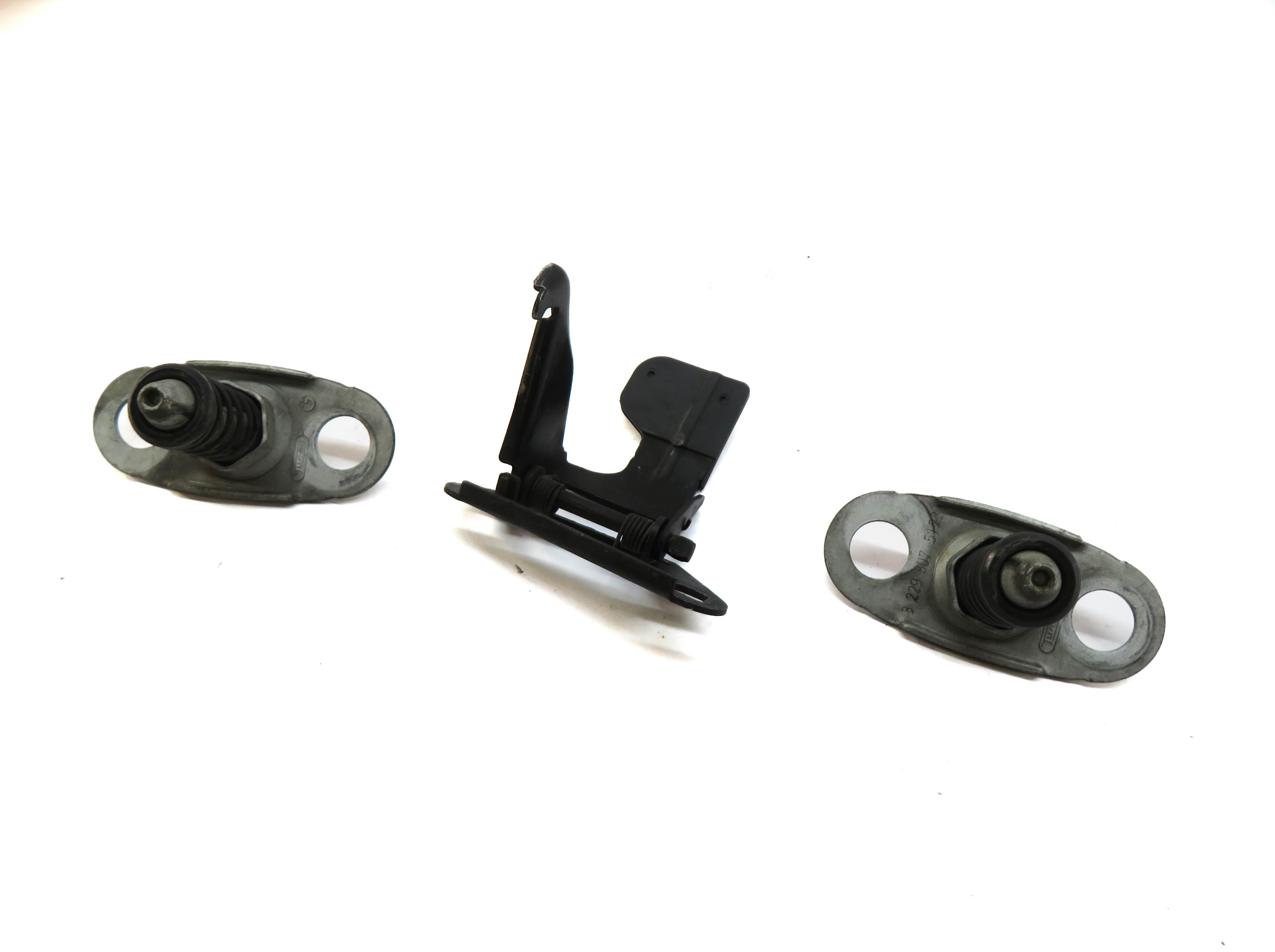 2008 RANGE ROVER (L322) FRONT HOOD SAFETY CATCH LATCH RELEASE LEVER w/ 2 SPRINGS — exact item pictured