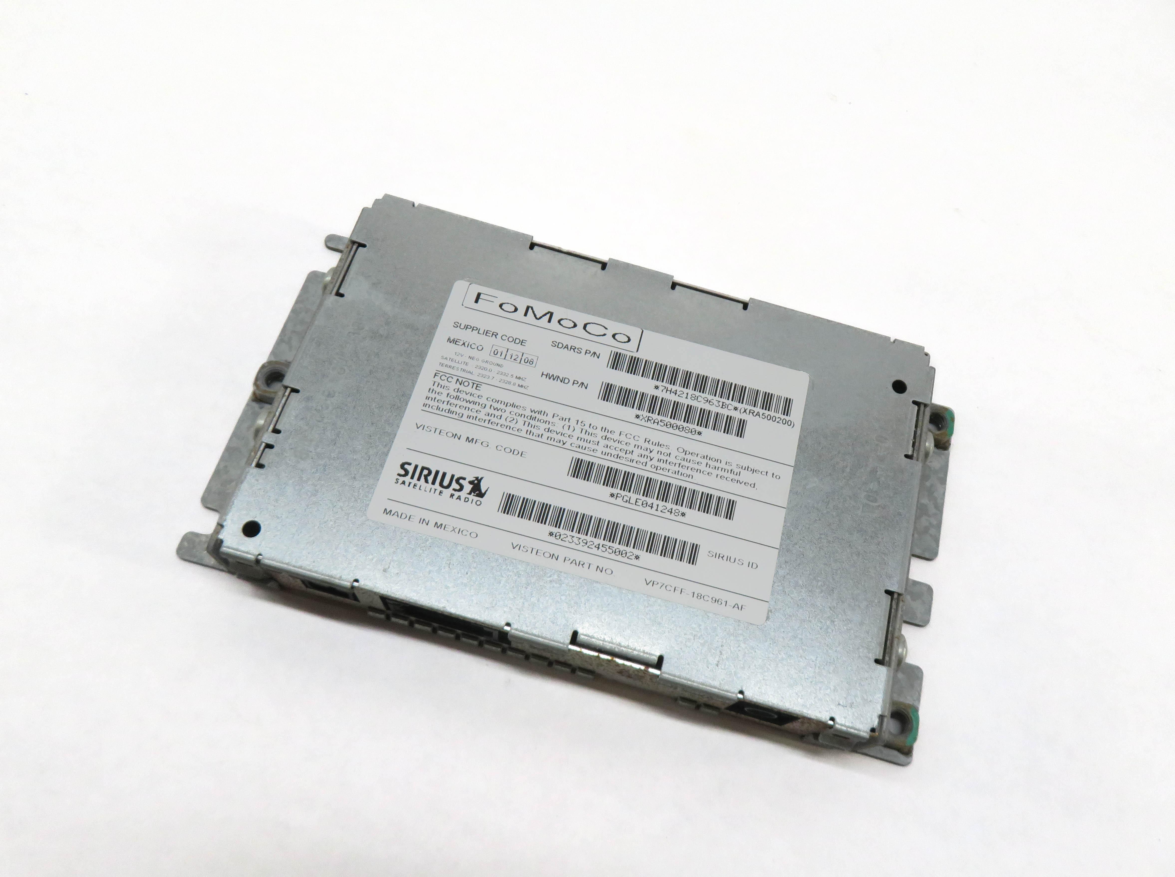 2007-2012 LR3 - RANGE ROVER SPORT (L320) SIRIUS SATELLITE RADIO RECEIVER MODULE — exact item pictured