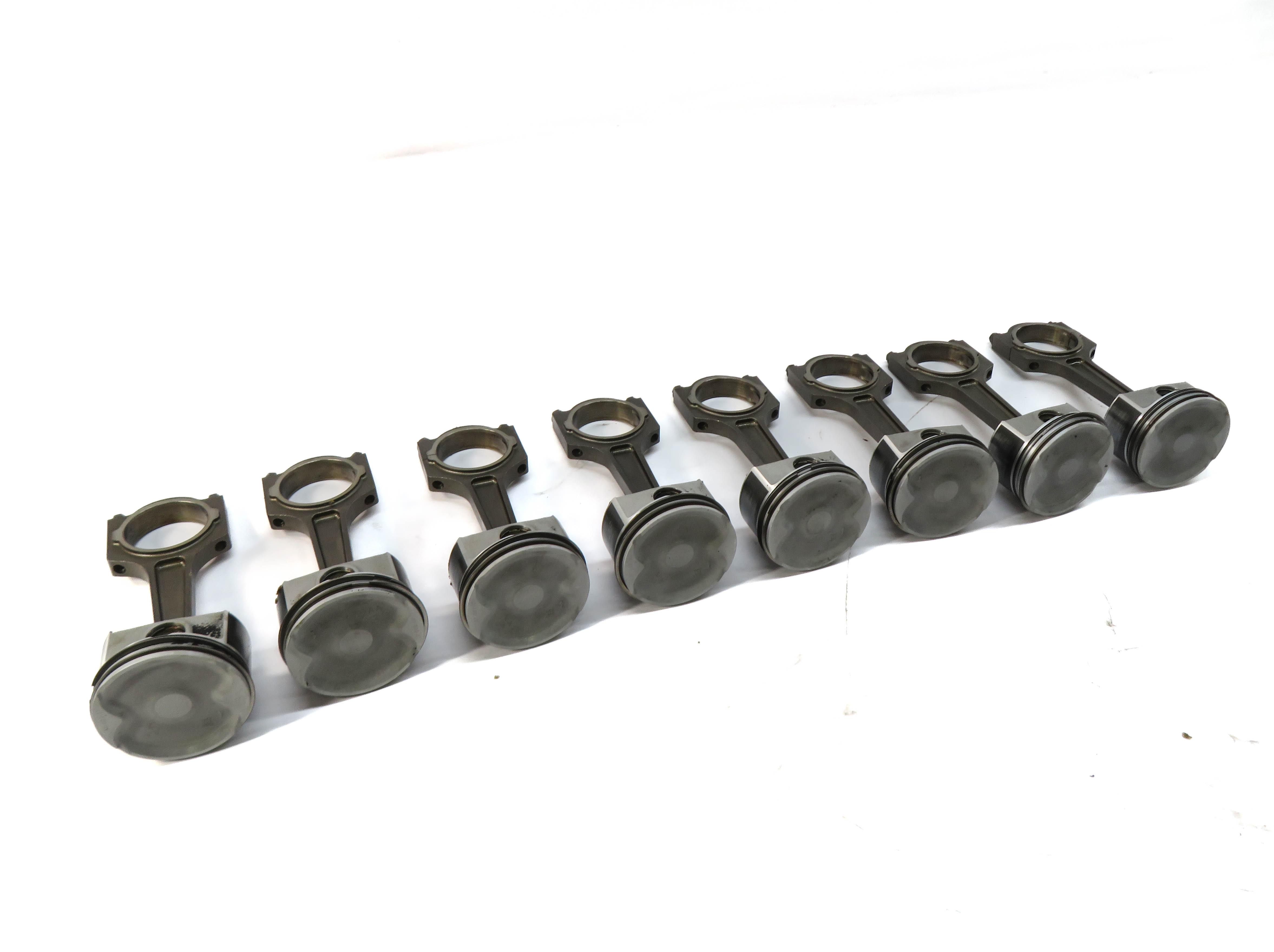 2006-2009 RANGE ROVER SPORT (L320 L322) 4.2L V8 SUPERCHARGED ENGINE PISTON SET-8 — exact item pictured