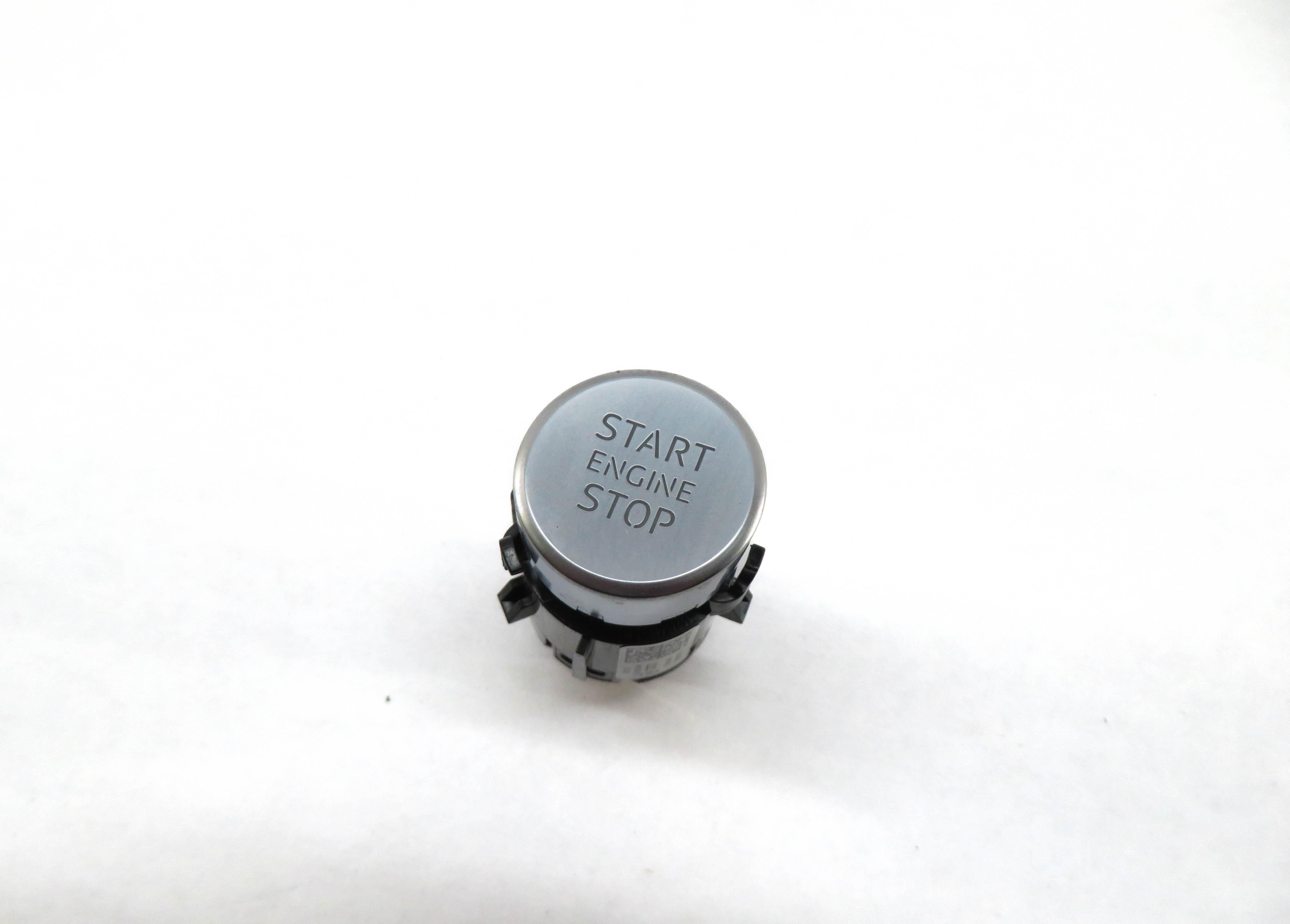 2017-2019 AUDI Q7 (4M) ENGINE START / STOP SWITCH PUSH BUTTON (SILVER) — exact item pictured