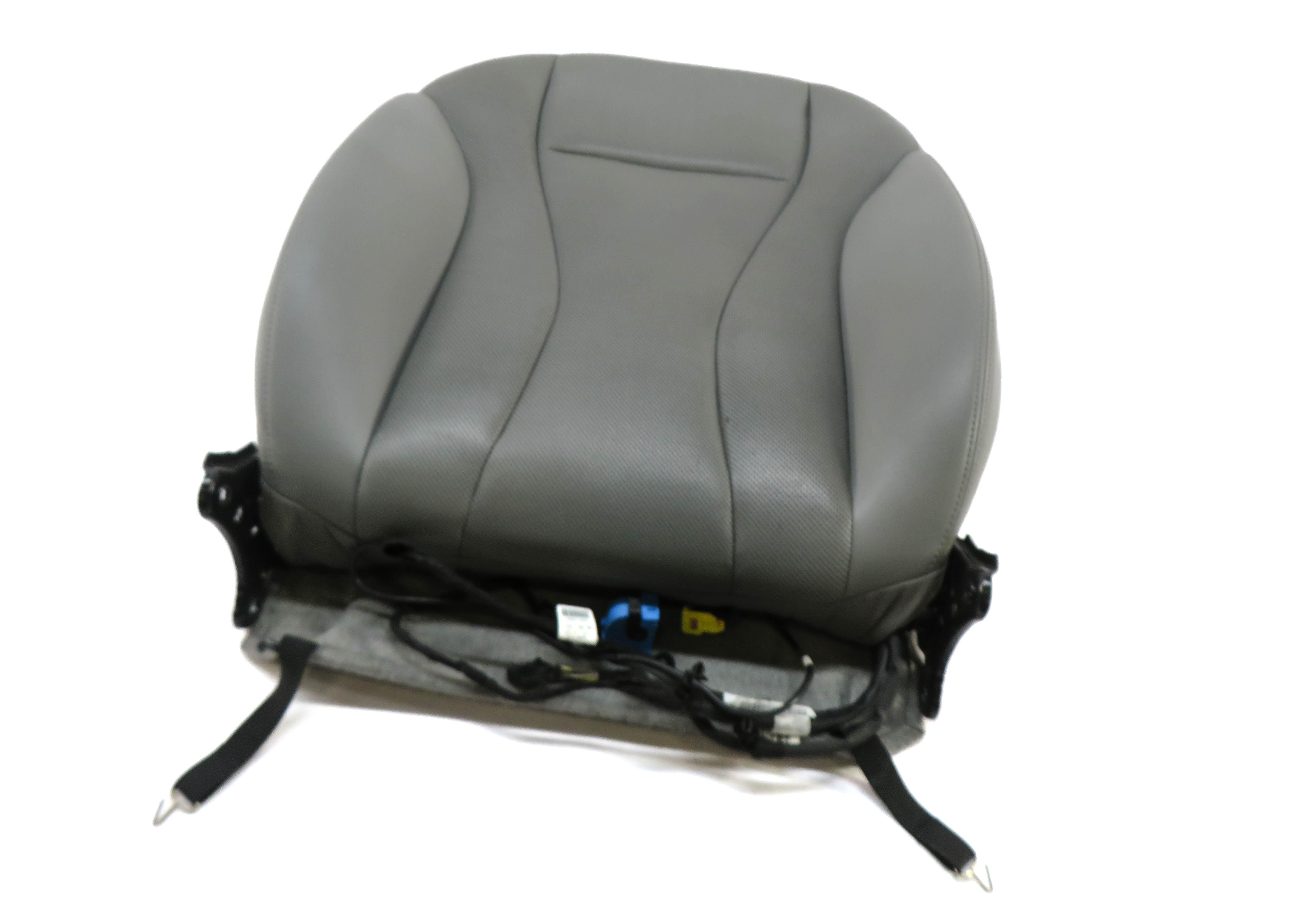 2017-2020 AUDI Q7 4M FRONT LEFT DRIVER UPPER TOP HEATED VENTED SEAT CUSHION GRAY — exact item pictured