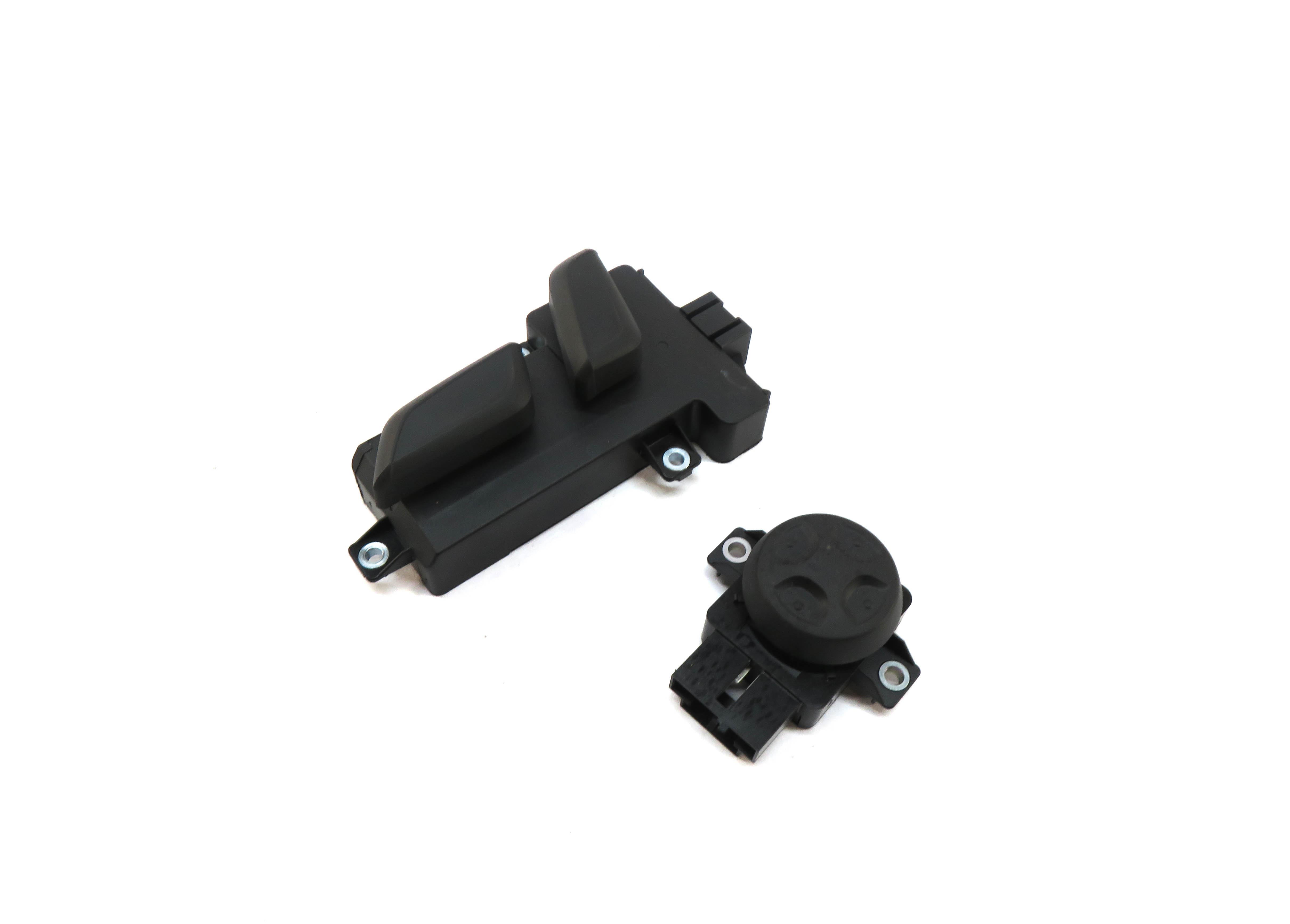 2017 AUDI Q7 (4M) FRONT LEFT DRIVER SEAT ADJUST ADJUSTMENT SWITCH SET/2 (BLACK) — exact item pictured