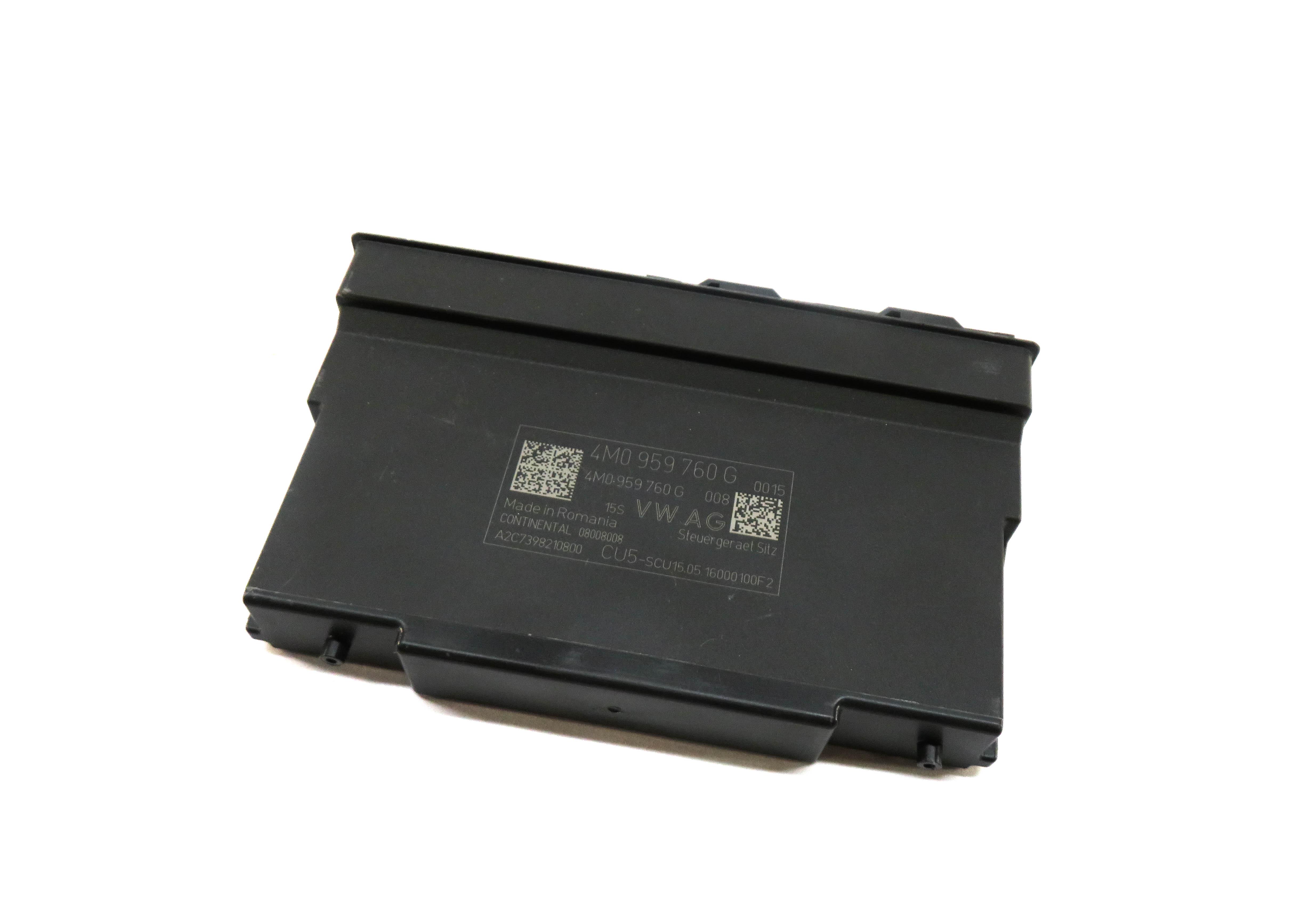 17-20 AUDI Q7 (4M) REAR 3RD THIRD ROW SEAT BACKREST ADJUST CONTROL MODULE — exact item pictured