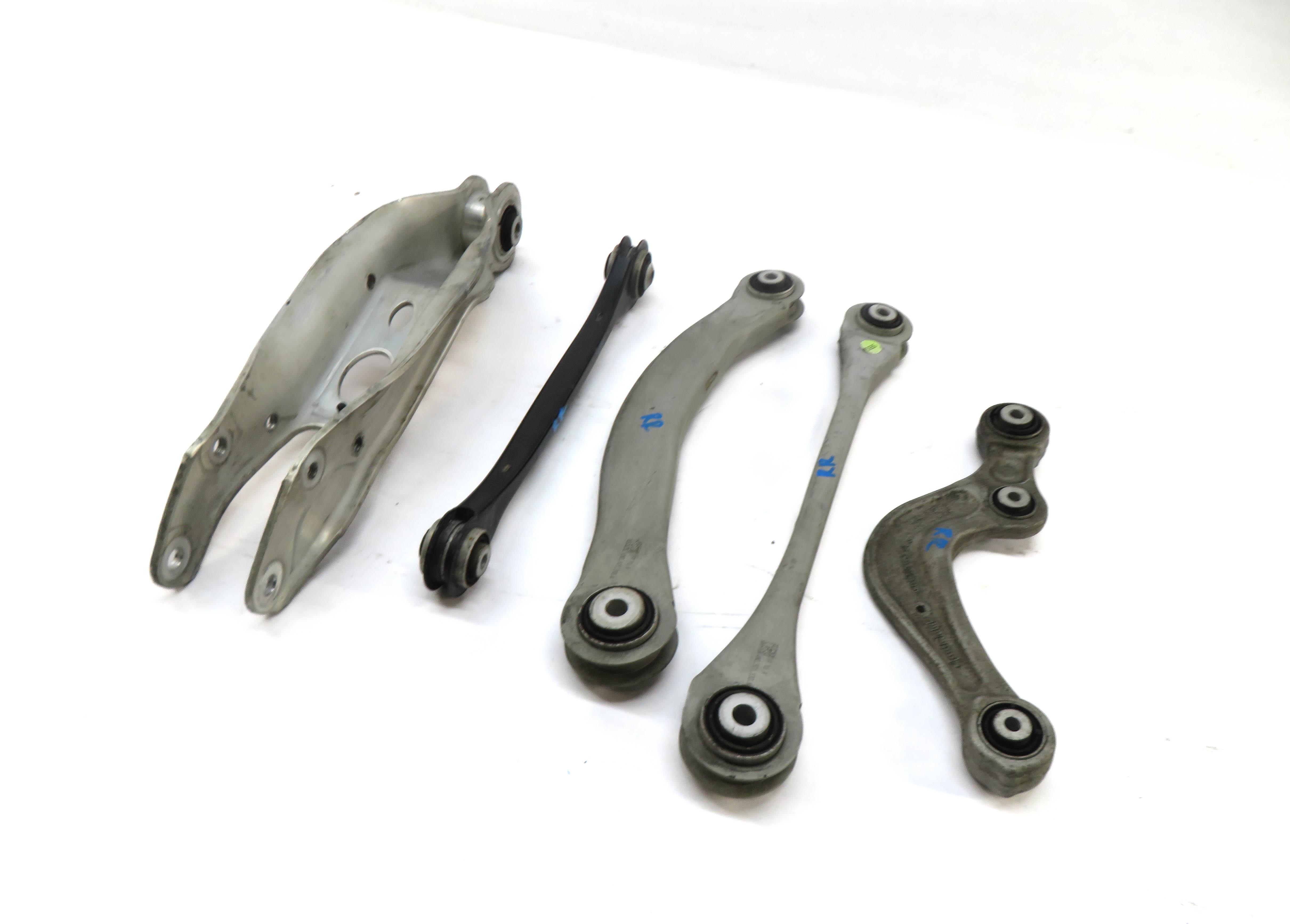 2017-2020 AUDI Q7 (4M) REAR RIGHT PASSENGER UPPER & LOWER CONTROL ARM SET — exact item pictured