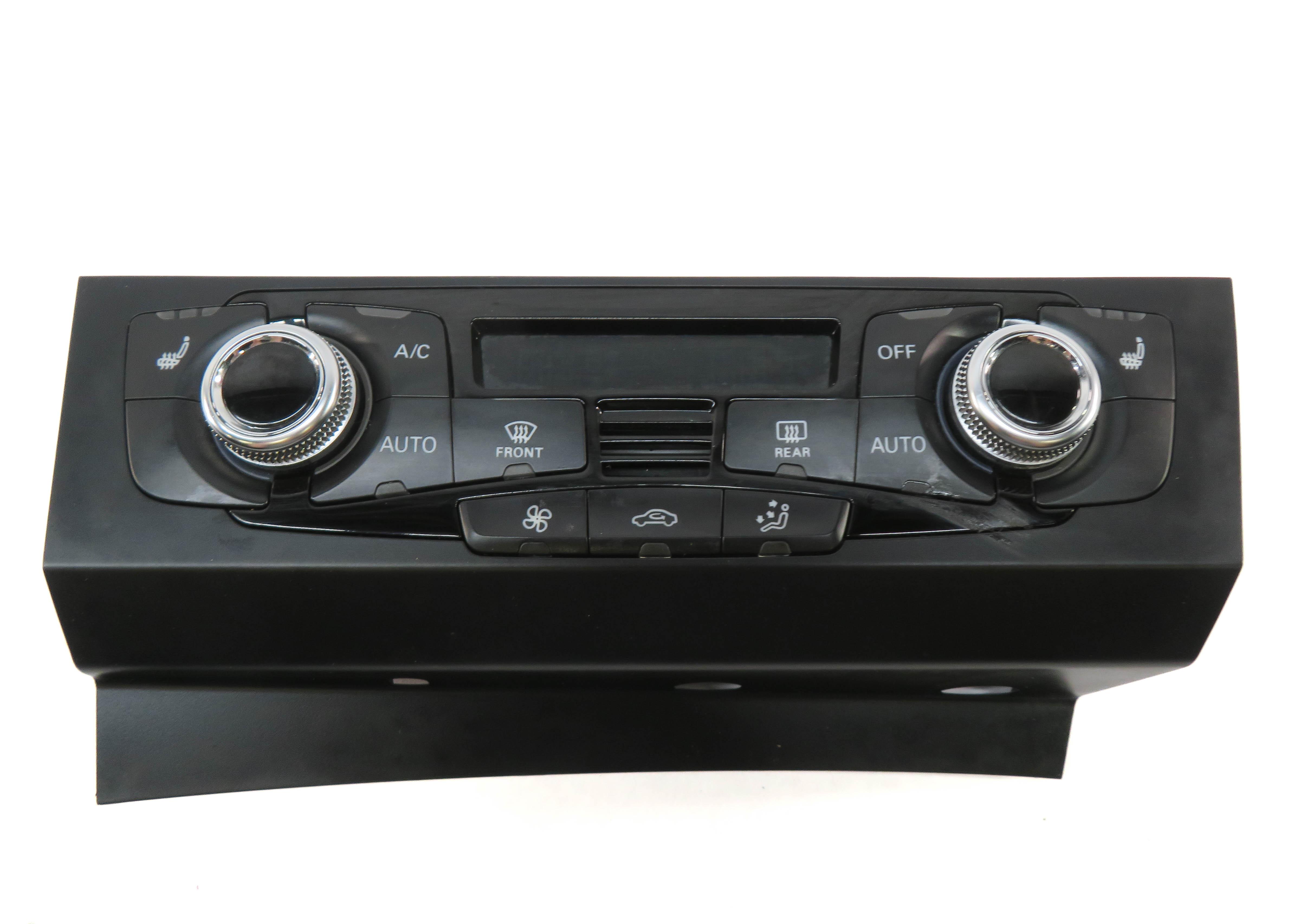 13-16 AUDI A4 A5 Q5 S4 S5 FRONT A/C HEATER CLIMATE CONTROL PANEL w/o HEATED SEAT — exact item pictured
