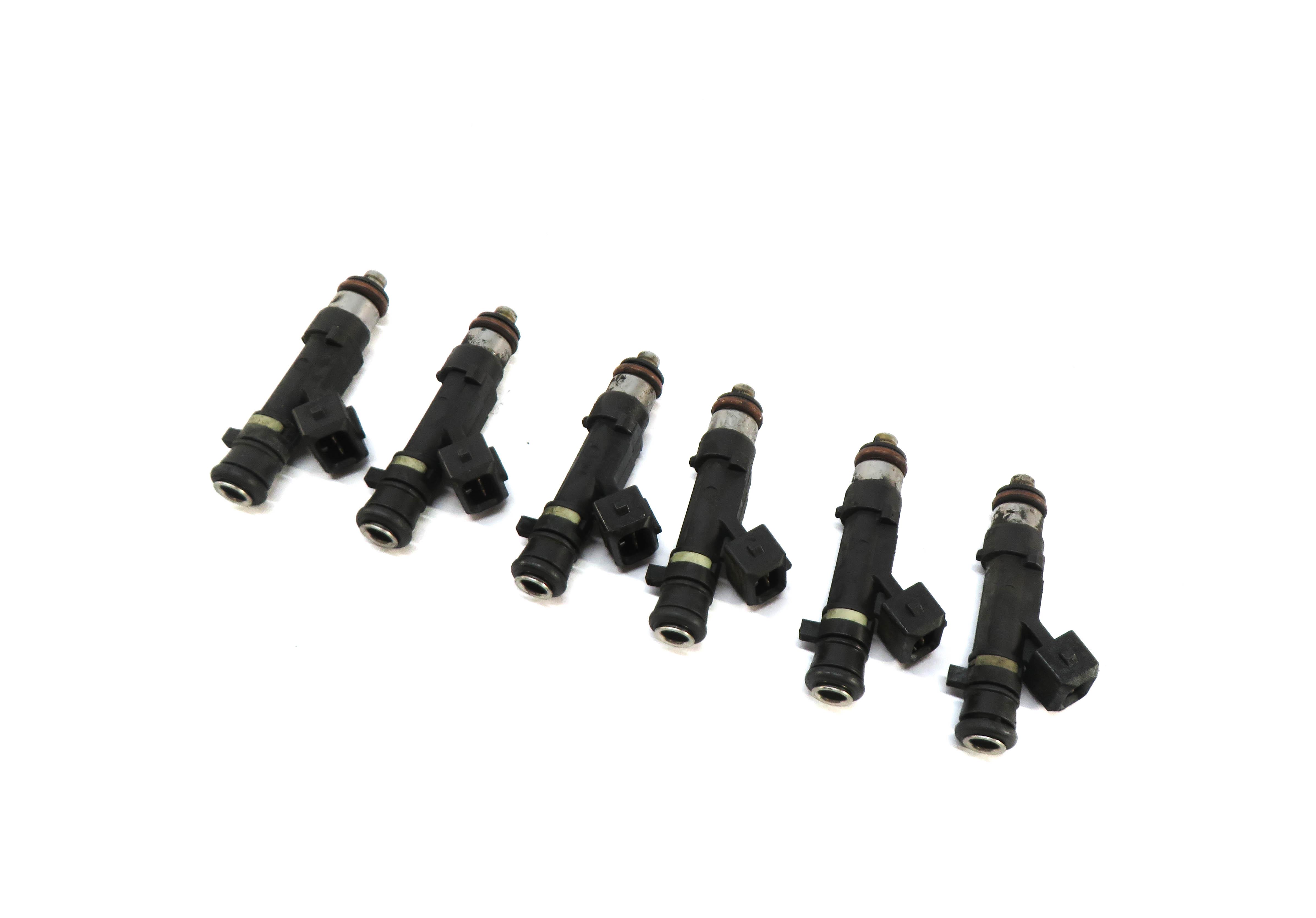 PORSCHE 07-08 BOXSTER 06-08 CAYMAN (987) ENGINE FUEL INJECTOR SET OF 6 — exact item pictured