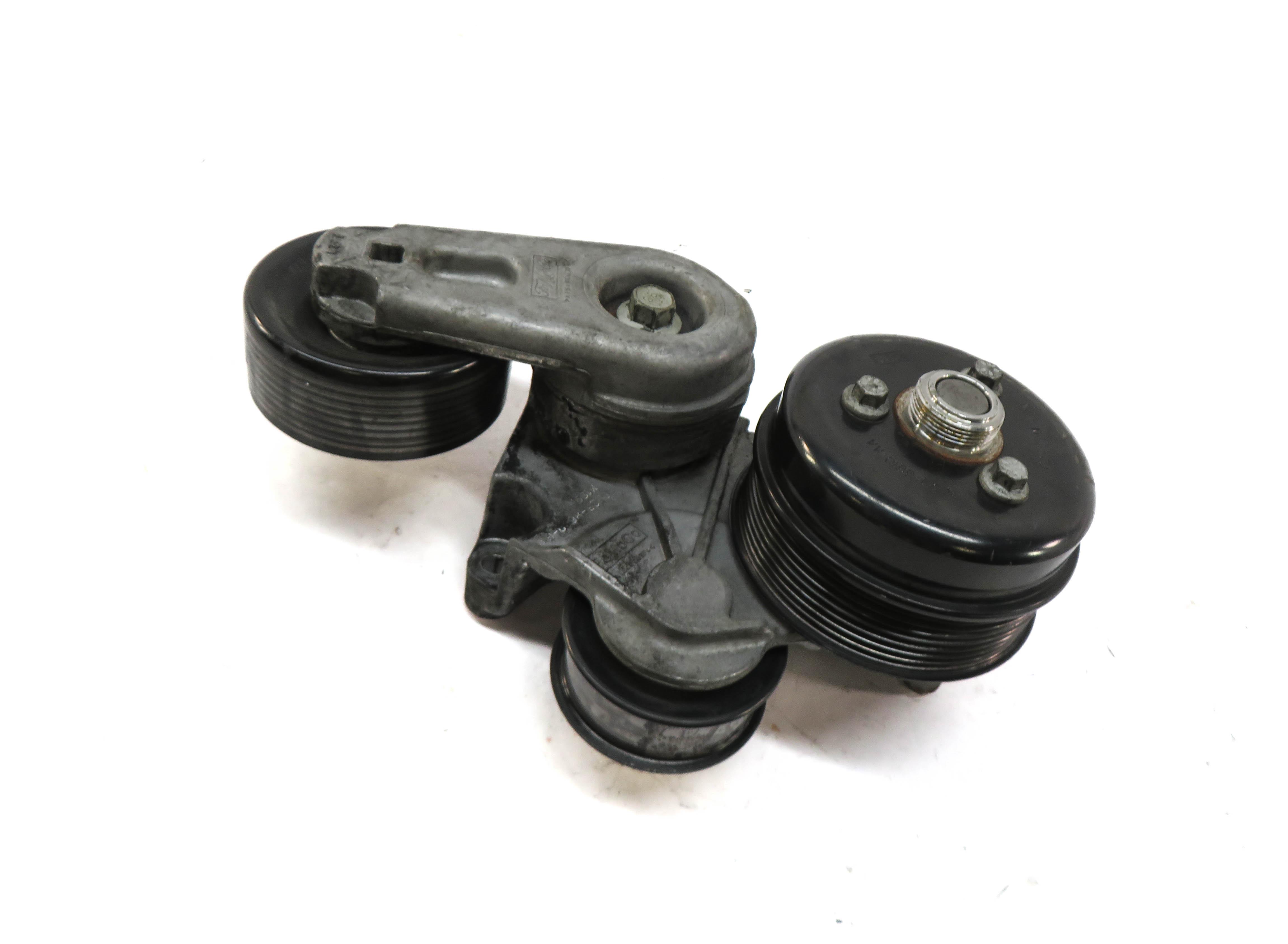 2011 RANGE ROVER (L322) 5.0L SUPERCHARGED AJ133 ENGINE BELT TENSIONER w/ PULLEY — exact item pictured