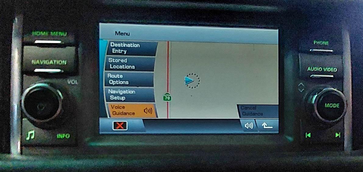 2010-2012 RANGE ROVER (L322) RADIO STEREO GPS NAVIGATION MEDIA DISPLAY SCREEN — exact item pictured