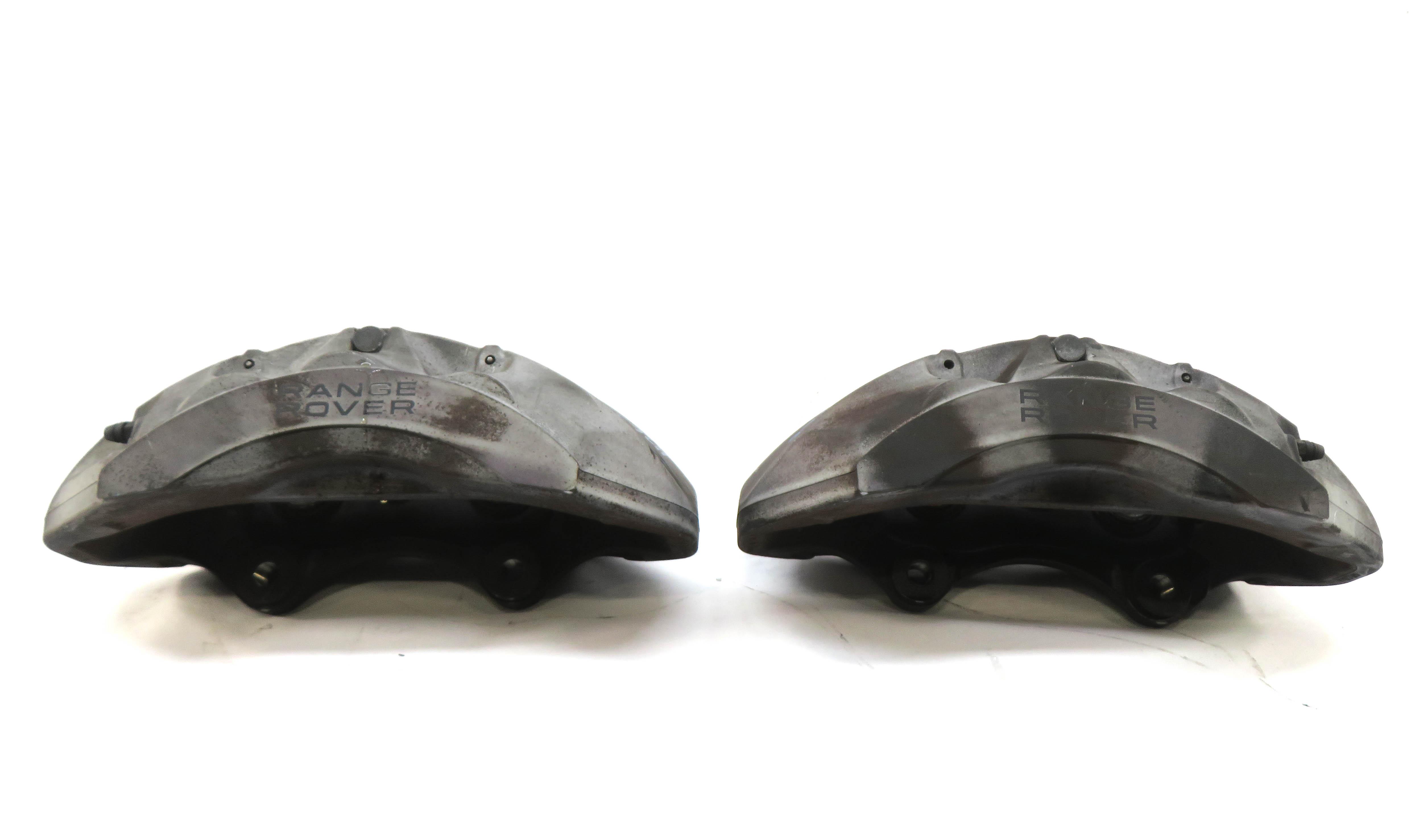 10-17 LR4 DISCOVERY RANGE ROVER SPORT L322 L320 FRONT BRAKE CALIPER SET (BREMBO) — exact item pictured