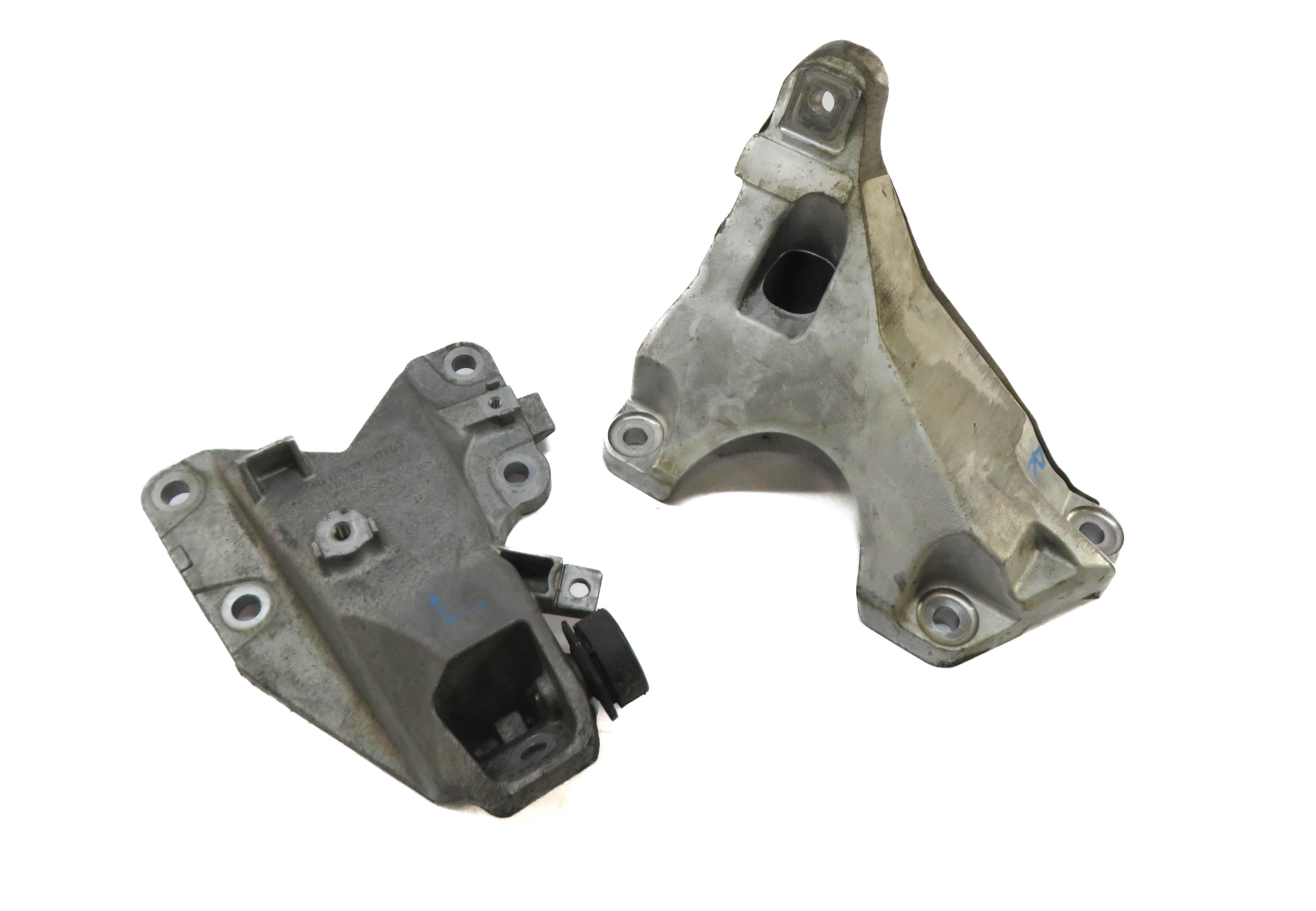2012 BMW 335i (E90) 3.0L N55 TURBO ENGINE LEFT & RIGHT MOTOR MOUNT BRACKET SET — exact item pictured