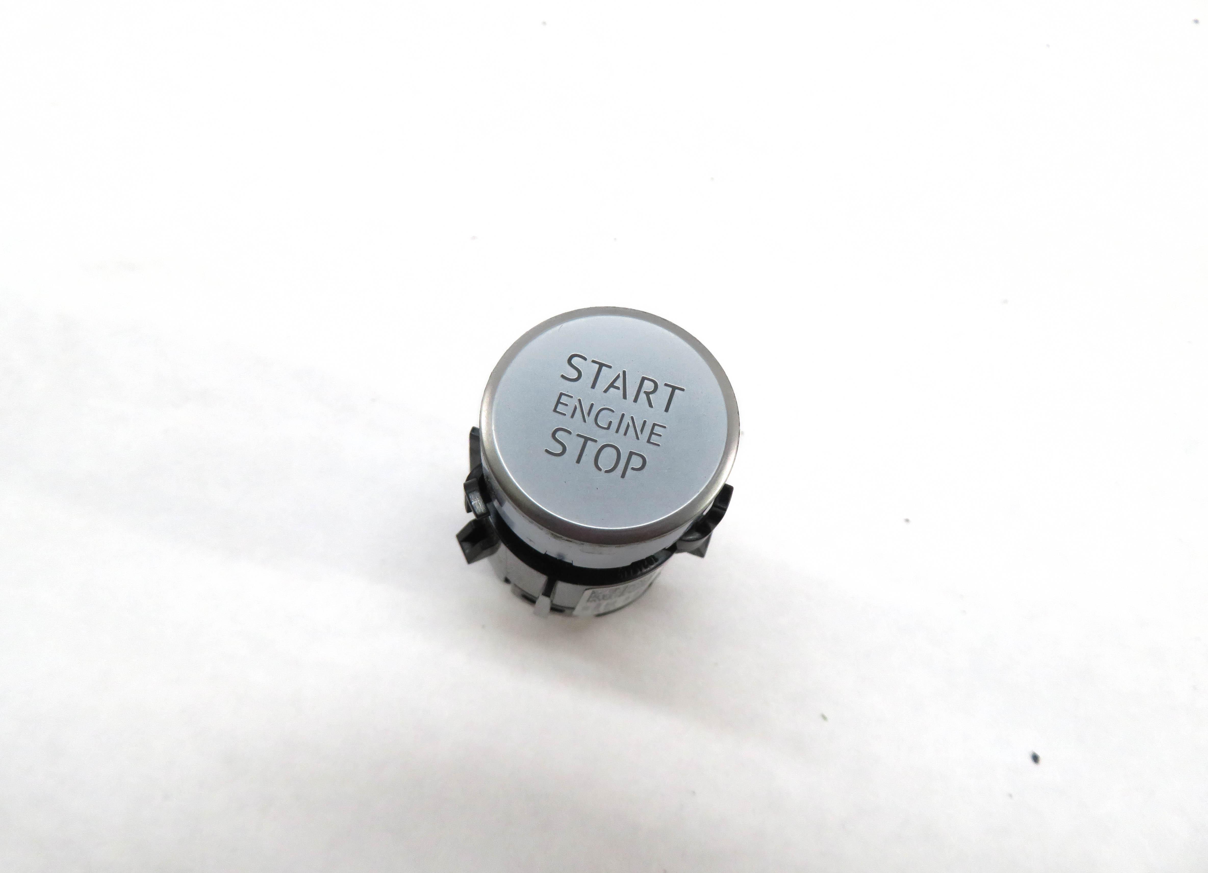 2017-2019 AUDI Q7 (4M) ENGINE START / STOP SWITCH PUSH BUTTON (SILVER) — exact item pictured