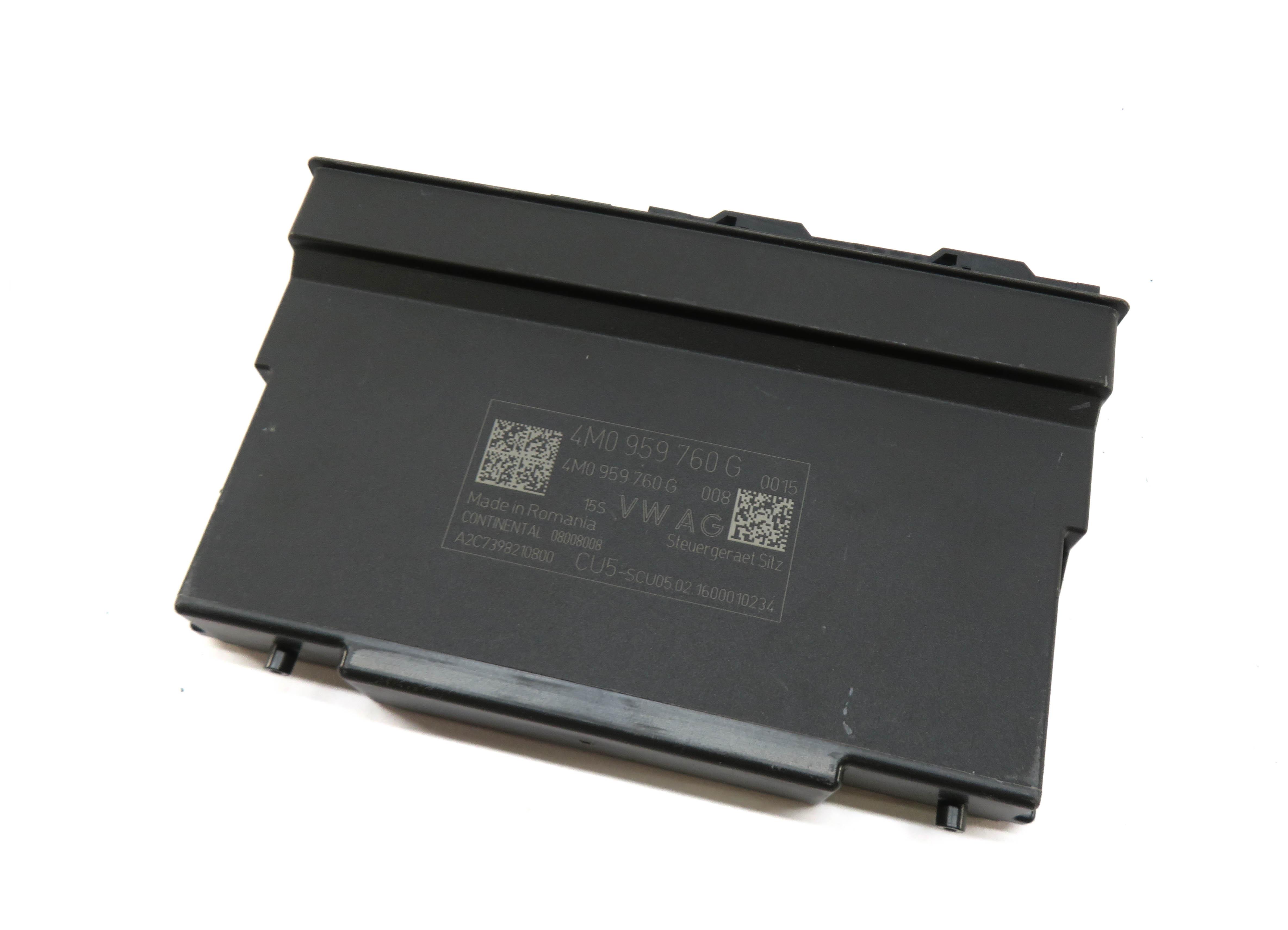 17-20 AUDI Q7 (4M) REAR 3RD THIRD ROW SEAT BACKREST ADJUST CONTROL MODULE — exact item pictured