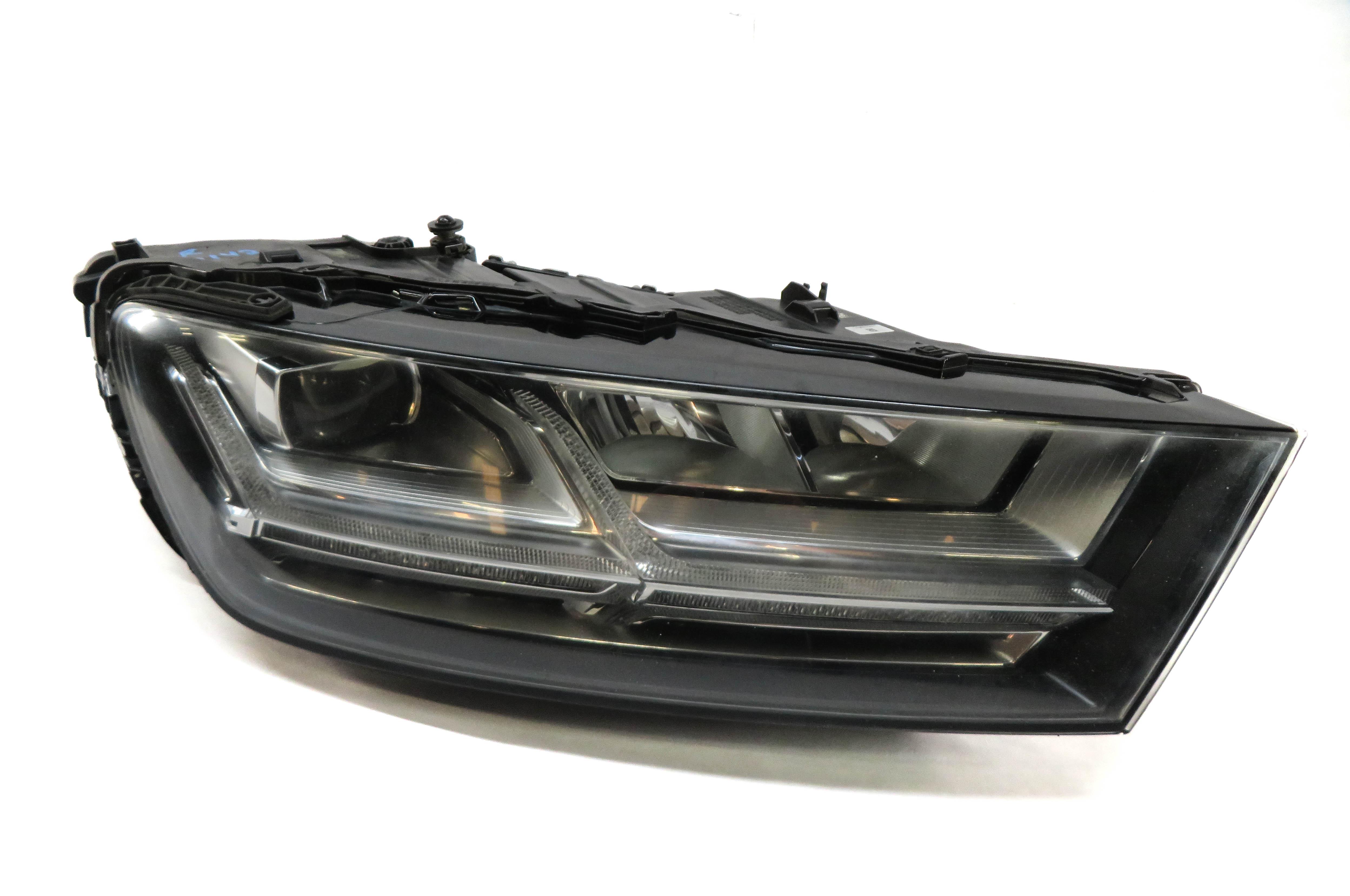 2017-2019 AUDI Q7 (4M) RIGHT FRONT PASSENGER DYNAMIC LED HEADLIGHT LIGHT LAMP — exact item pictured