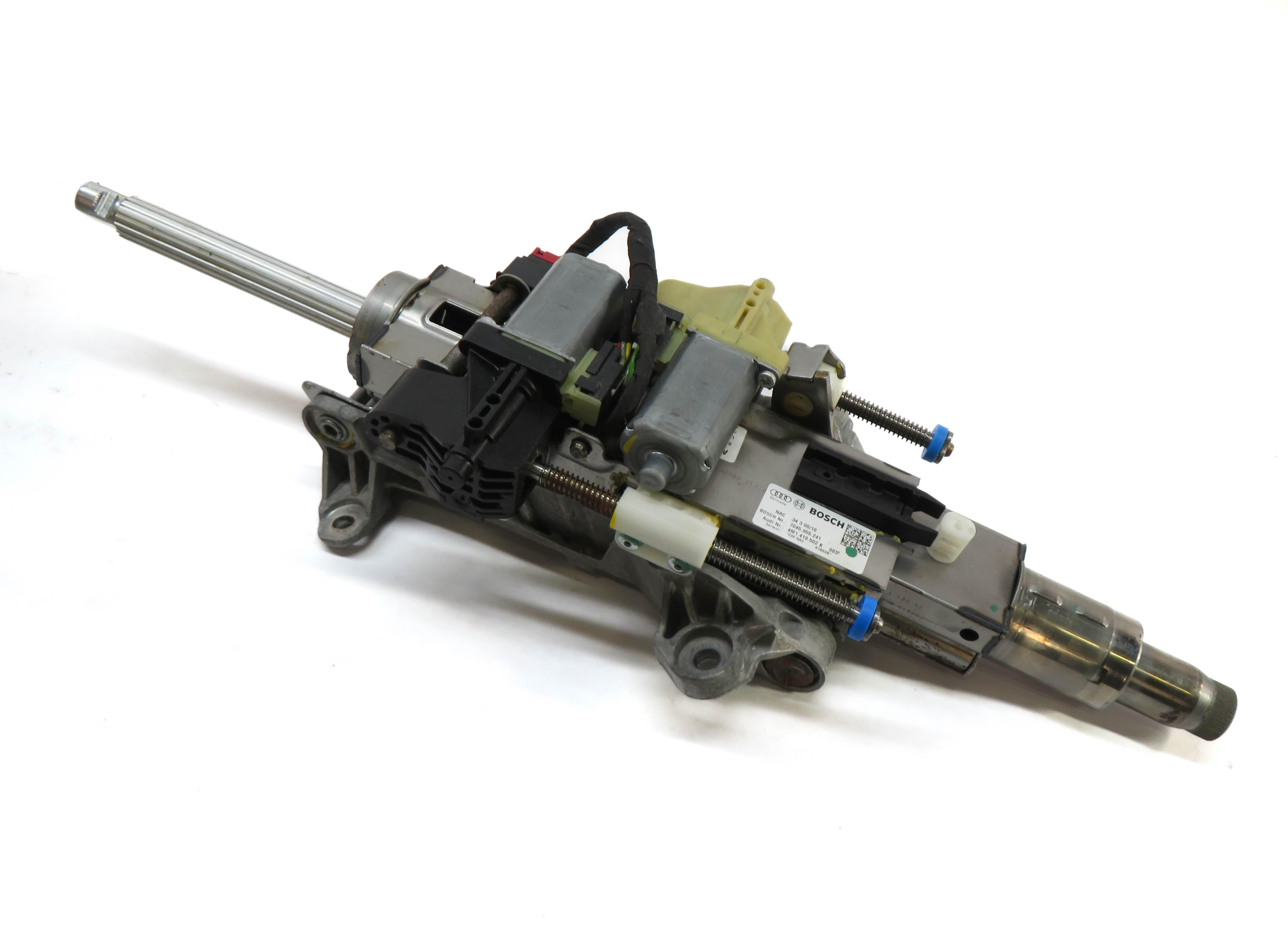 17-19 AUDI Q7 4M ESTEERING COLUMN w/ MOTORS (NO lane keep & NO adaptive cruise) — exact item pictured