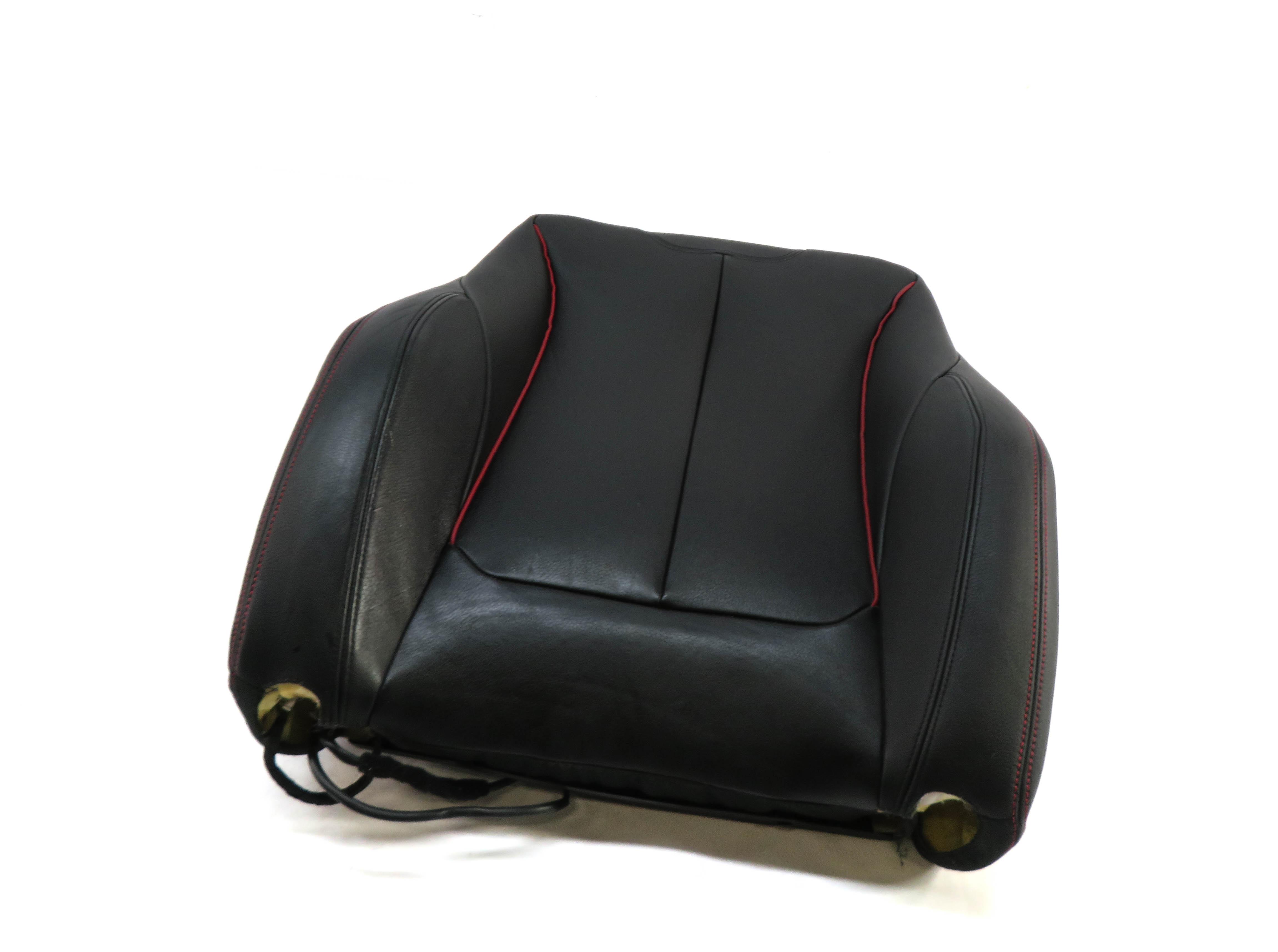 12-18 BMW 3 (F30) FRONT RIGHT PASSENGER UPPER HEATED SPORT SEAT CUSHION (BLACK) — exact item pictured