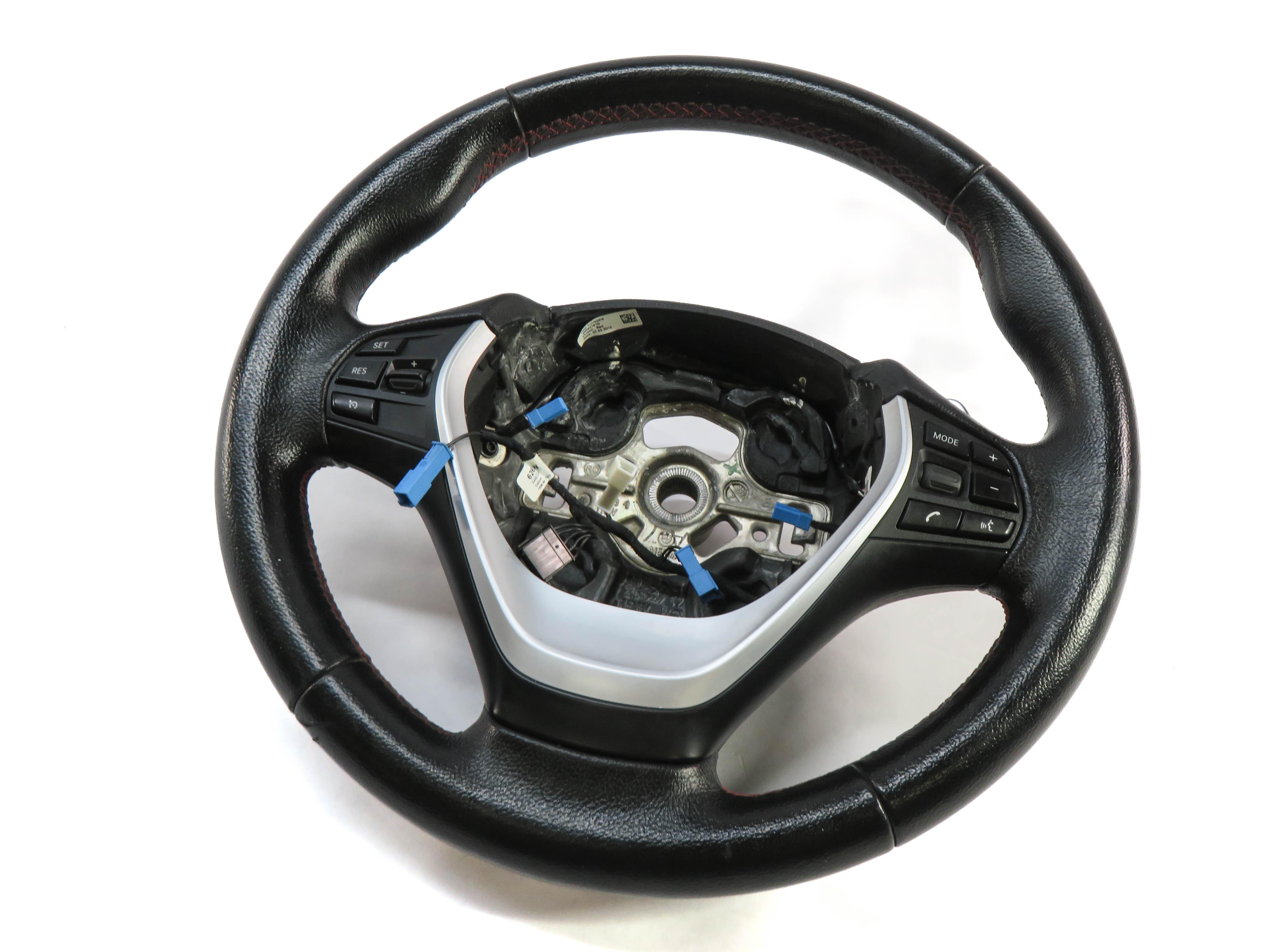 13-18 BMW 2 3 4 (F22 F30 F32) 3 SPOKE HEATED PADDLE SHIFT SPORT STEERING WHEEL — exact item pictured