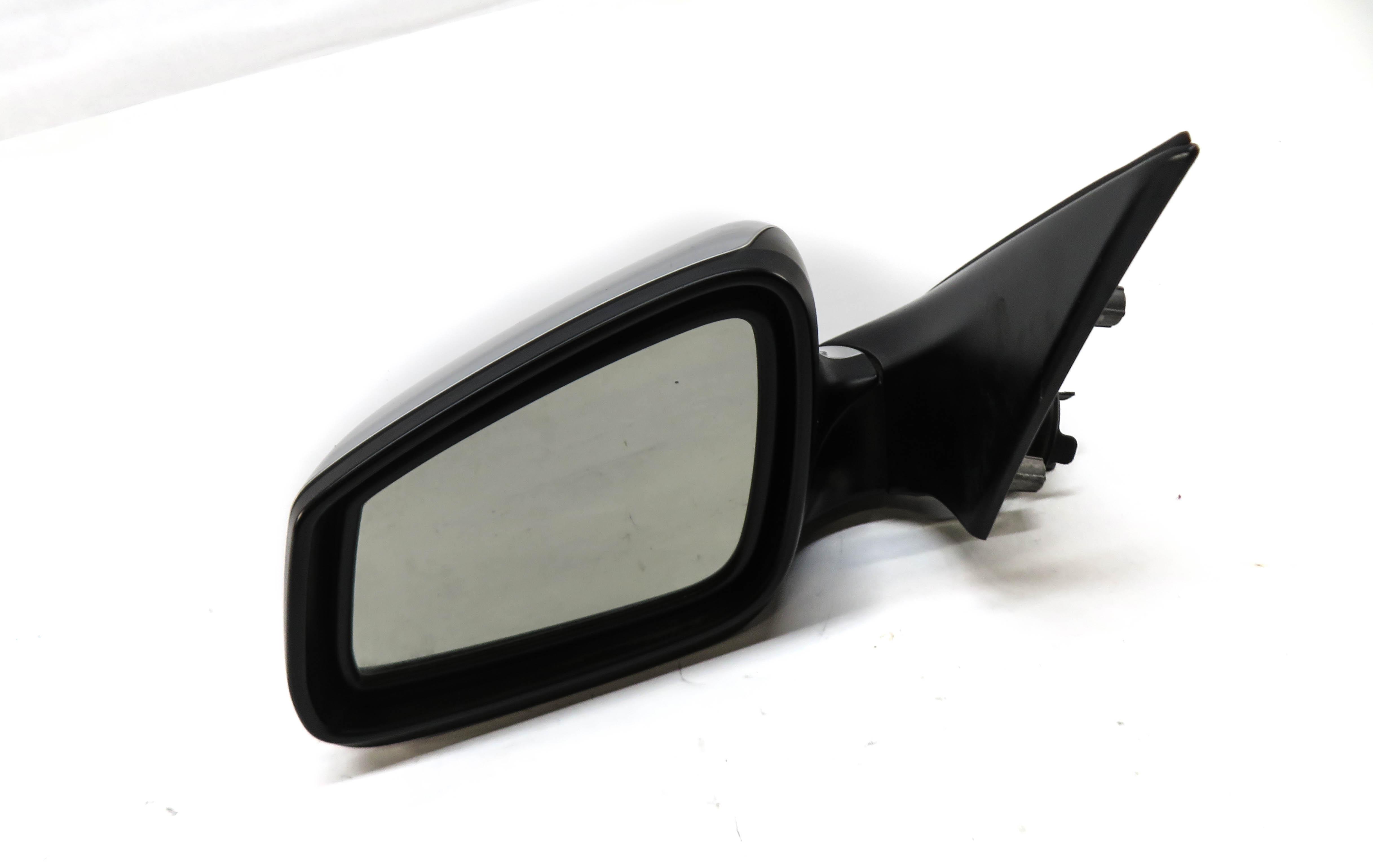 11-12 BMW 528i 535i 550i (F10) LEFT P-FOLD AUTODIM MEMORY MIRROR (SILVER 354) — exact item pictured