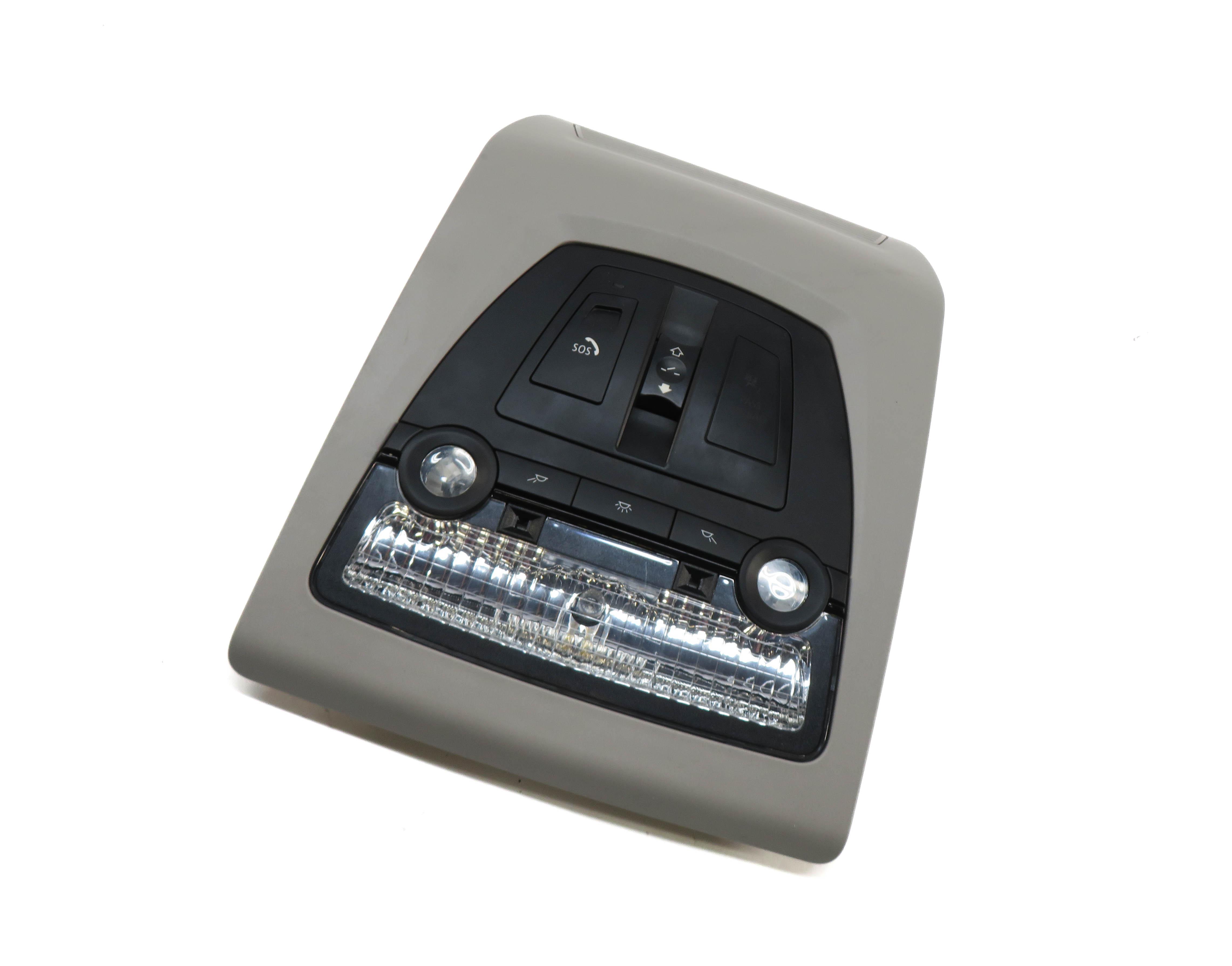 2011 BMW 535i (F10) FRONT CENTER ROOF PRIMARY DOME LIGHT (GREY) C606792 — exact item pictured