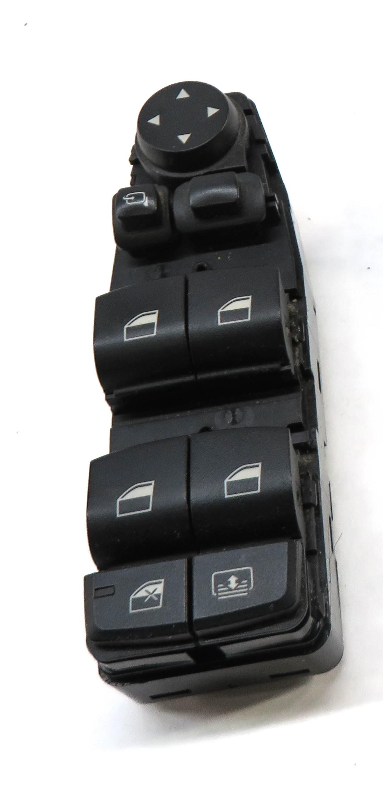 10-19 BMW 528i 535i 550i 640i M5 M6 (F10 F12) DRIVER P-FOLD SHADE WINDOW SWITCH — exact item pictured