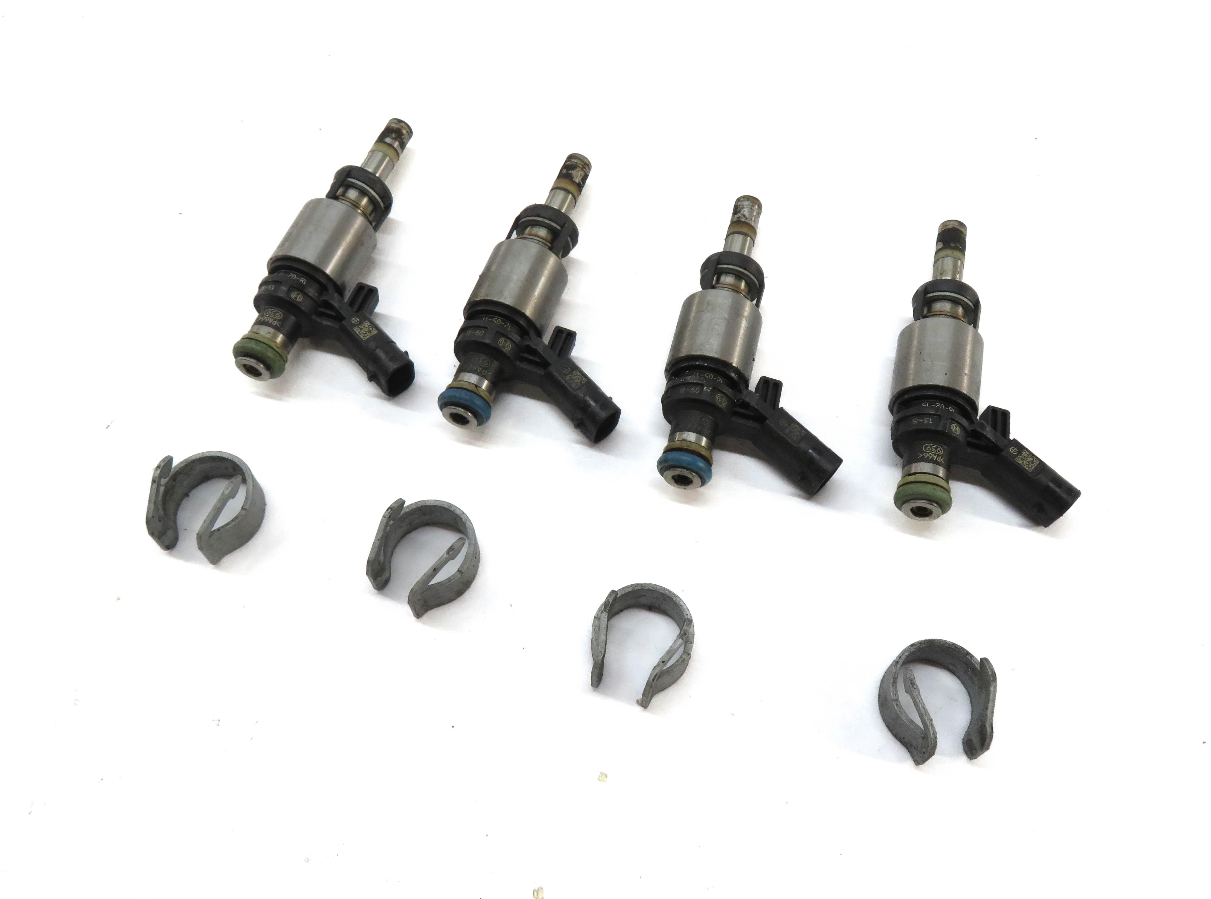 2013-2017 AUDI A4 A5 Q5 (B8 8K 8R 8T) 2.0L TURBO ENGINE FUEL INJECTOR SET/4 — exact item pictured