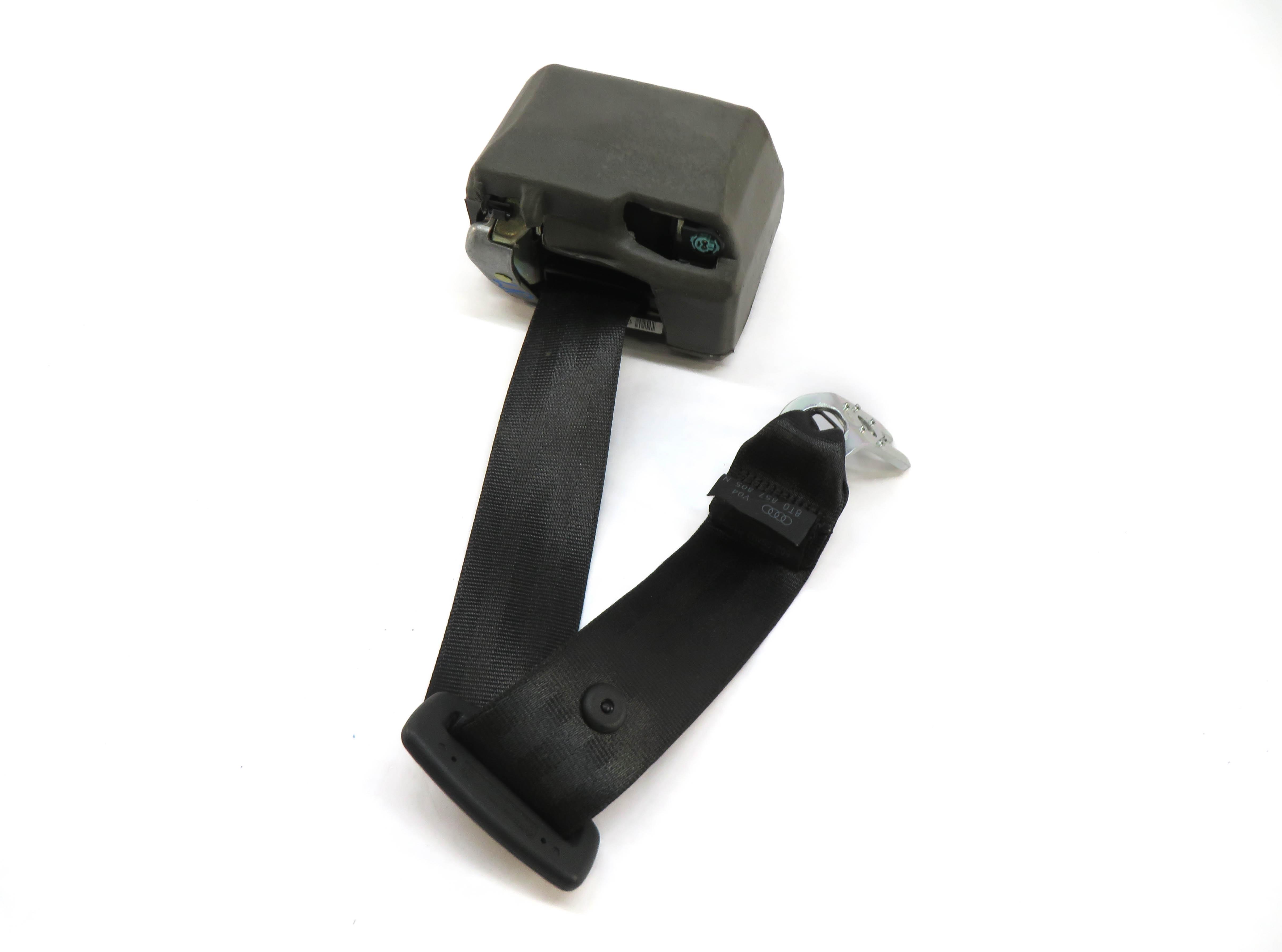 2013 AUDI A4 (B8 8K) LEFT REAR SEATBELT RETRACTOR (BLACK) 8T0857805N — exact item pictured