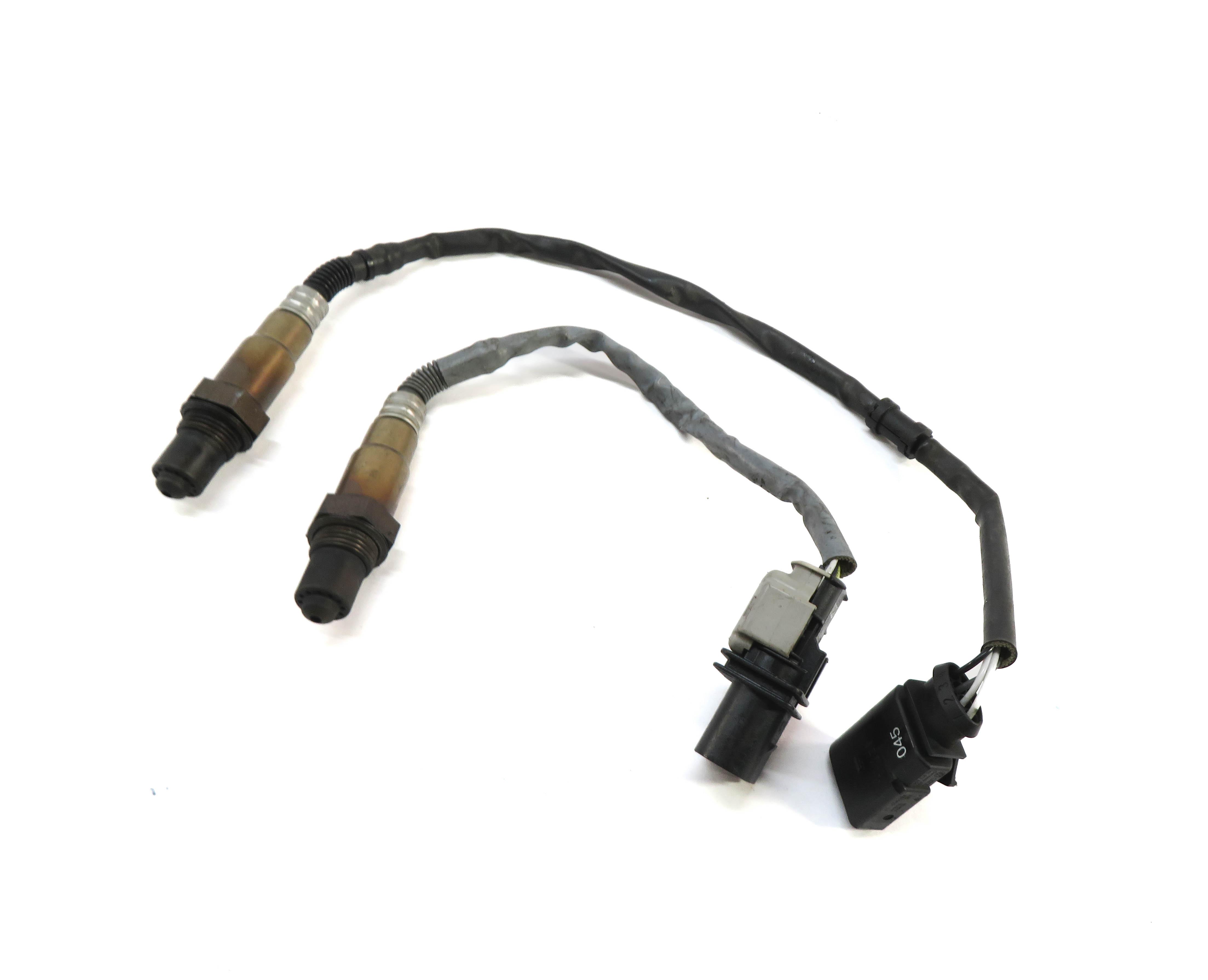 2013 AUDI A4 (B8 8K) 2.0L TURBO CPMA ENGINE PRE & POST O2 OXYGEN SENSOR SET/2 — exact item pictured