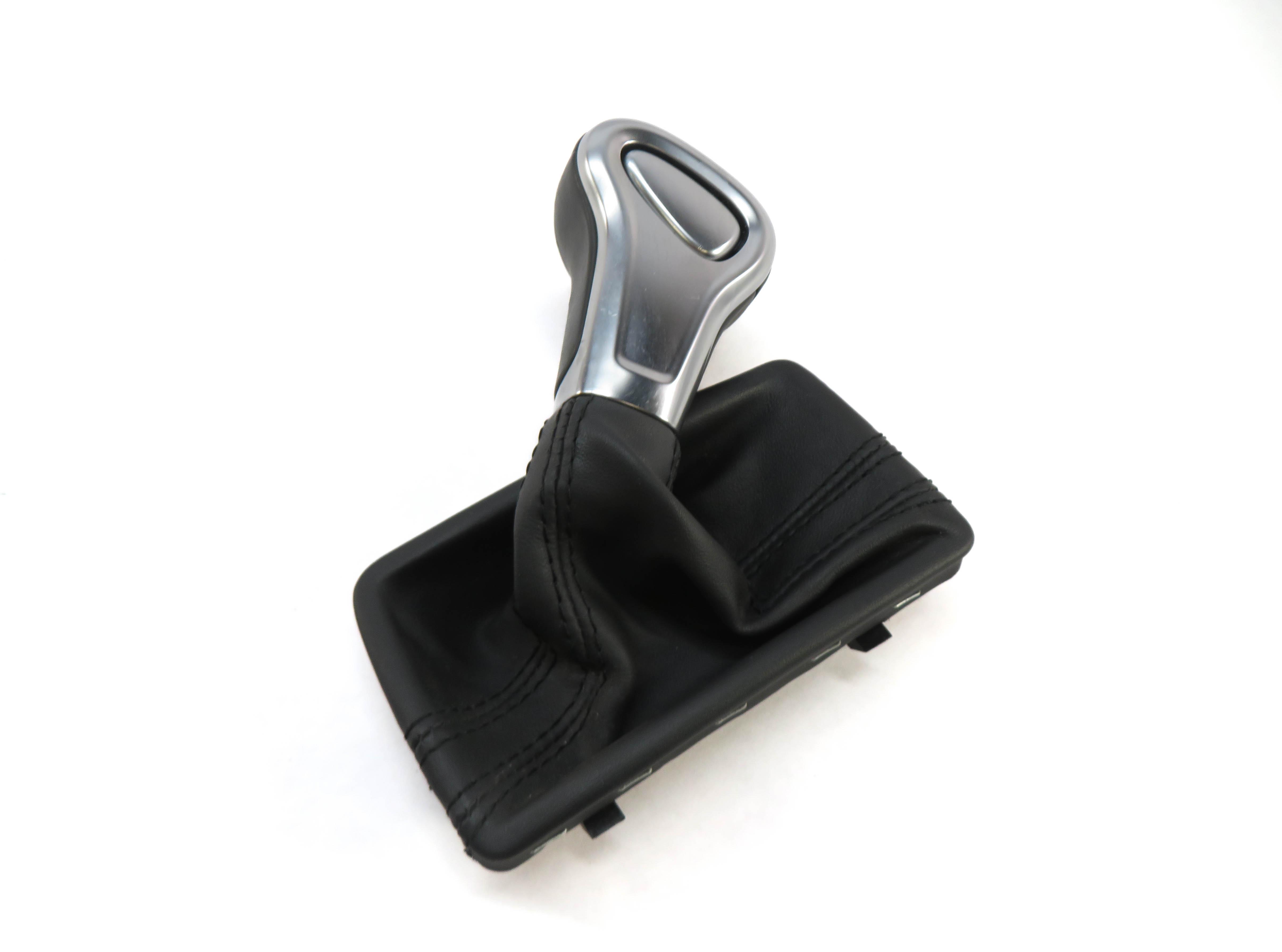 2013 AUDI A4 (B8 8K) AUTOMATIC GEAR SHIFTER KNOB & BOOK (BLACK & SILVER) — exact item pictured
