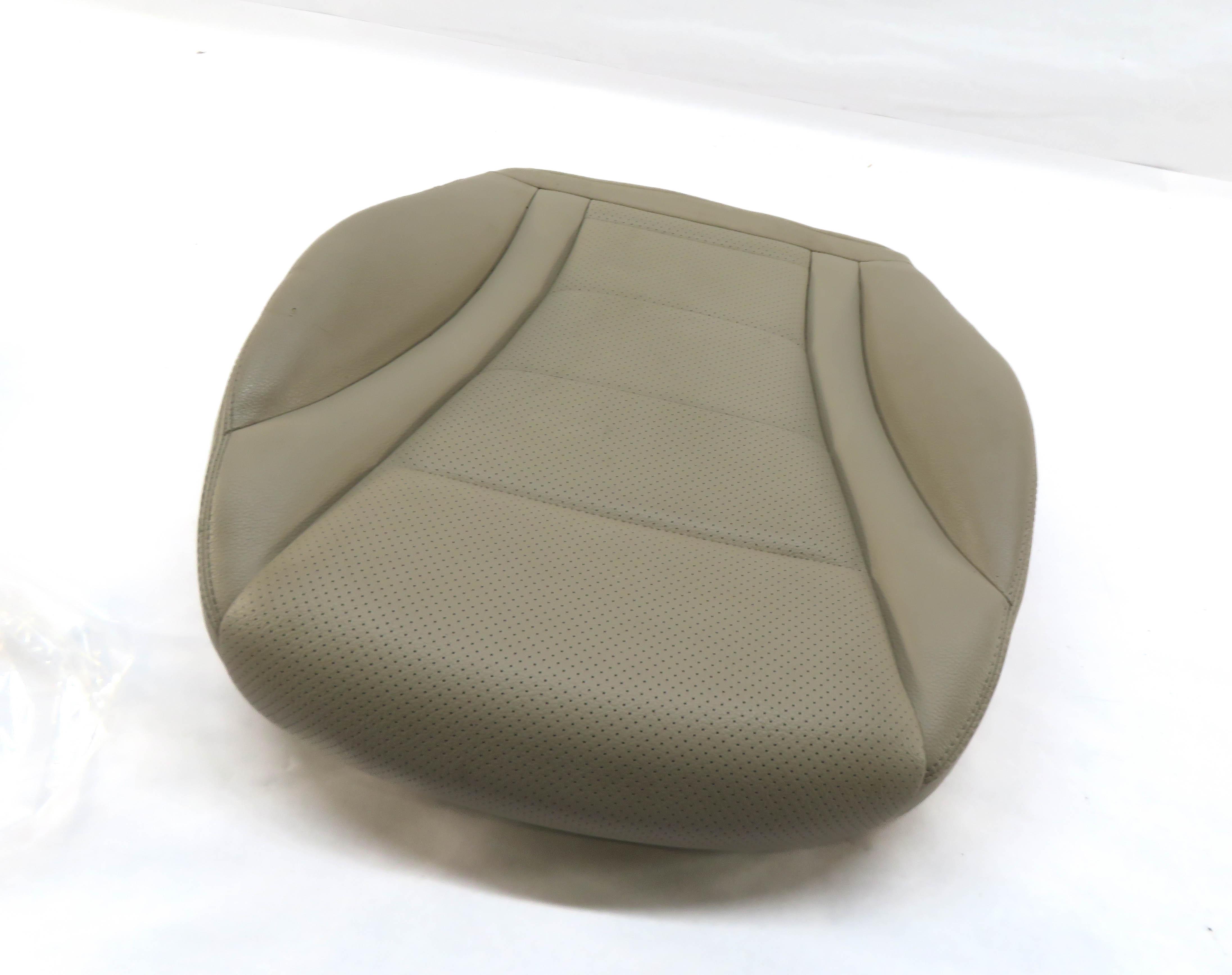 15-17 MERCEDES C-CLASS (W205) PASSENGER LOWER BOTTOM HEATED SEAT CUSHION (BEIGE) — exact item pictured