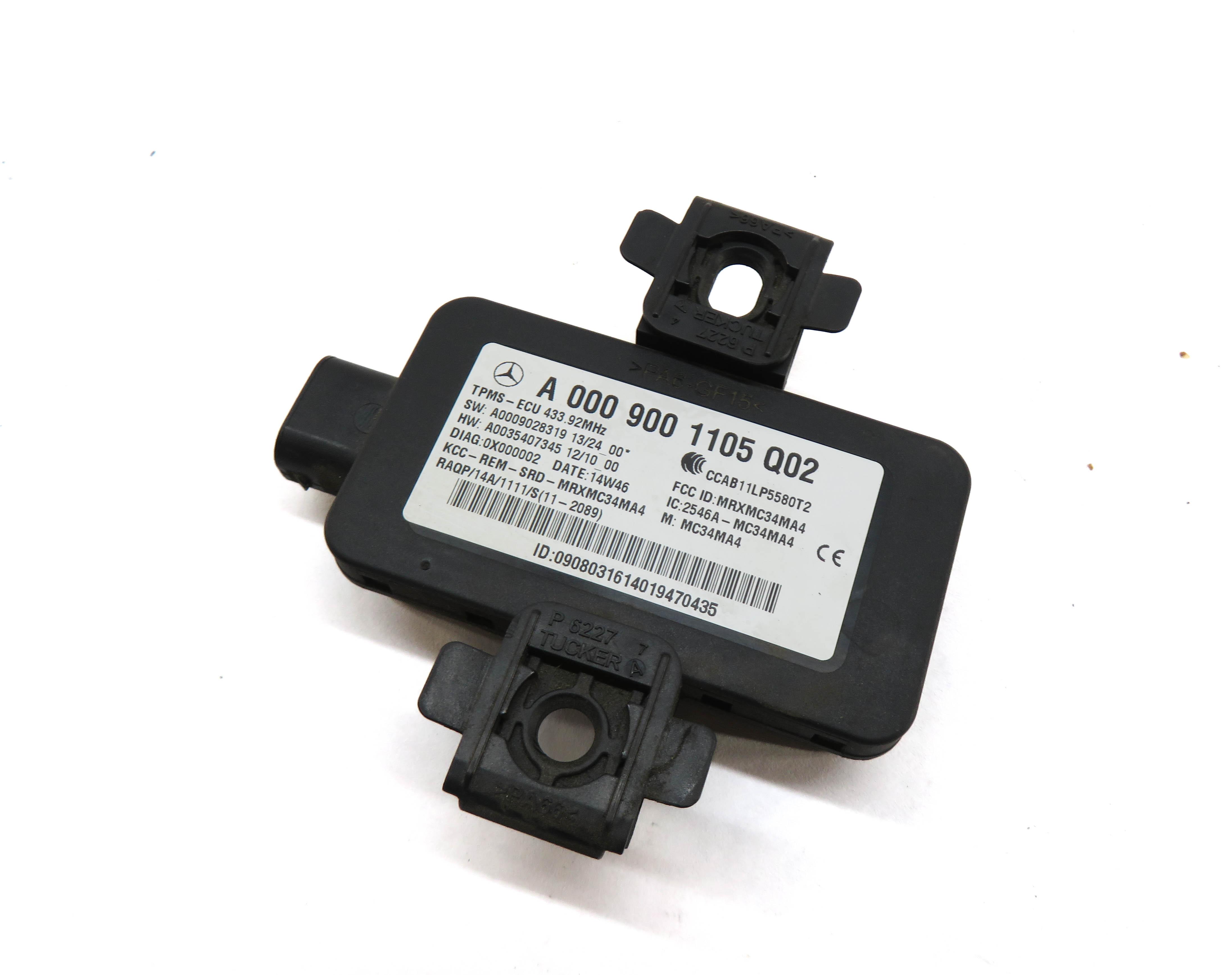 15-20 MERCEDES C S GLC CLASS W205 W222 TIRE PRESSURE FLAT DETECTION TPMS MODULE — exact item pictured