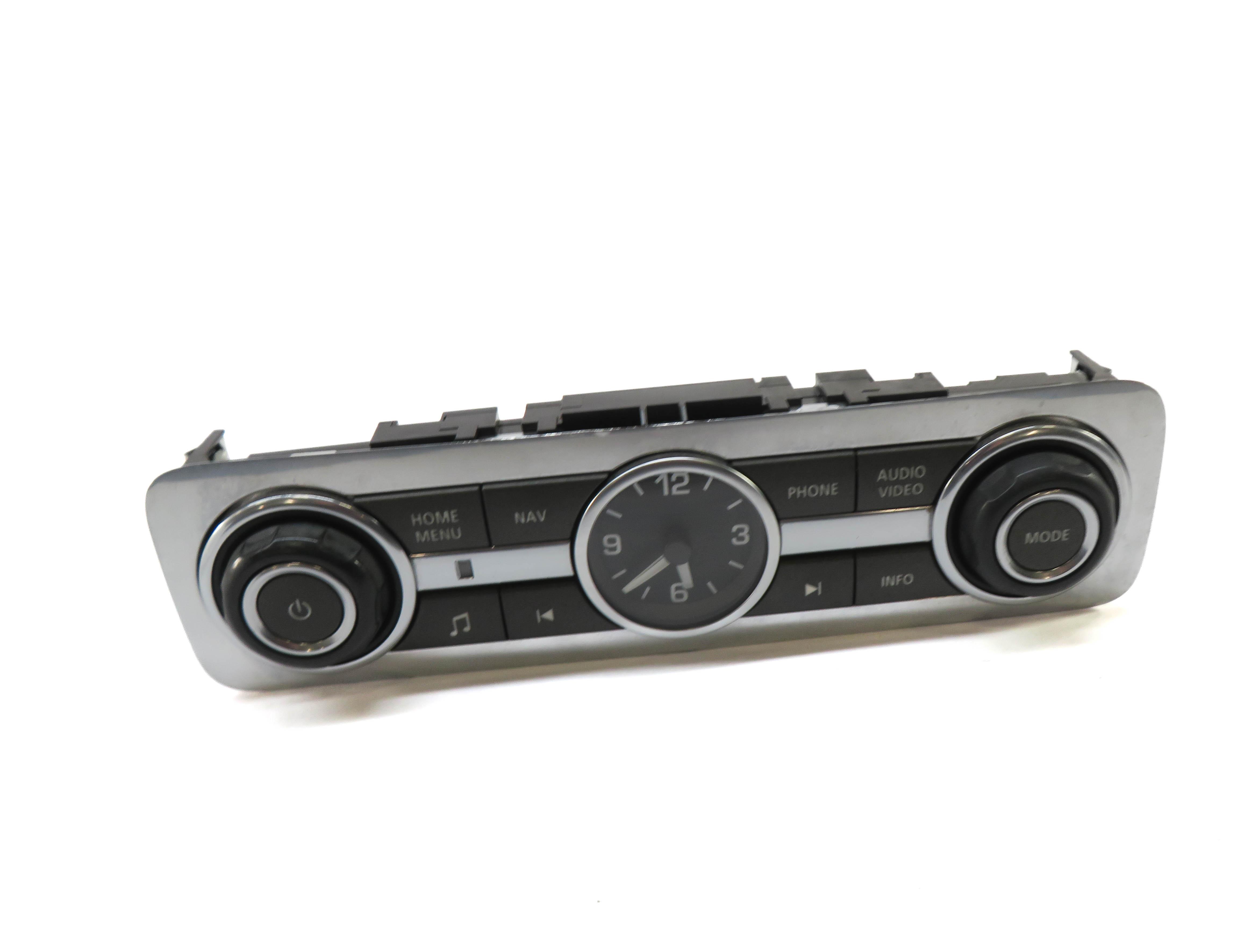 2010-2016 LR4 / RANGE ROVER SPORT (L320) RADIO NAV PHONE VIDEO CLOCK INFO SWITCH — exact item pictured