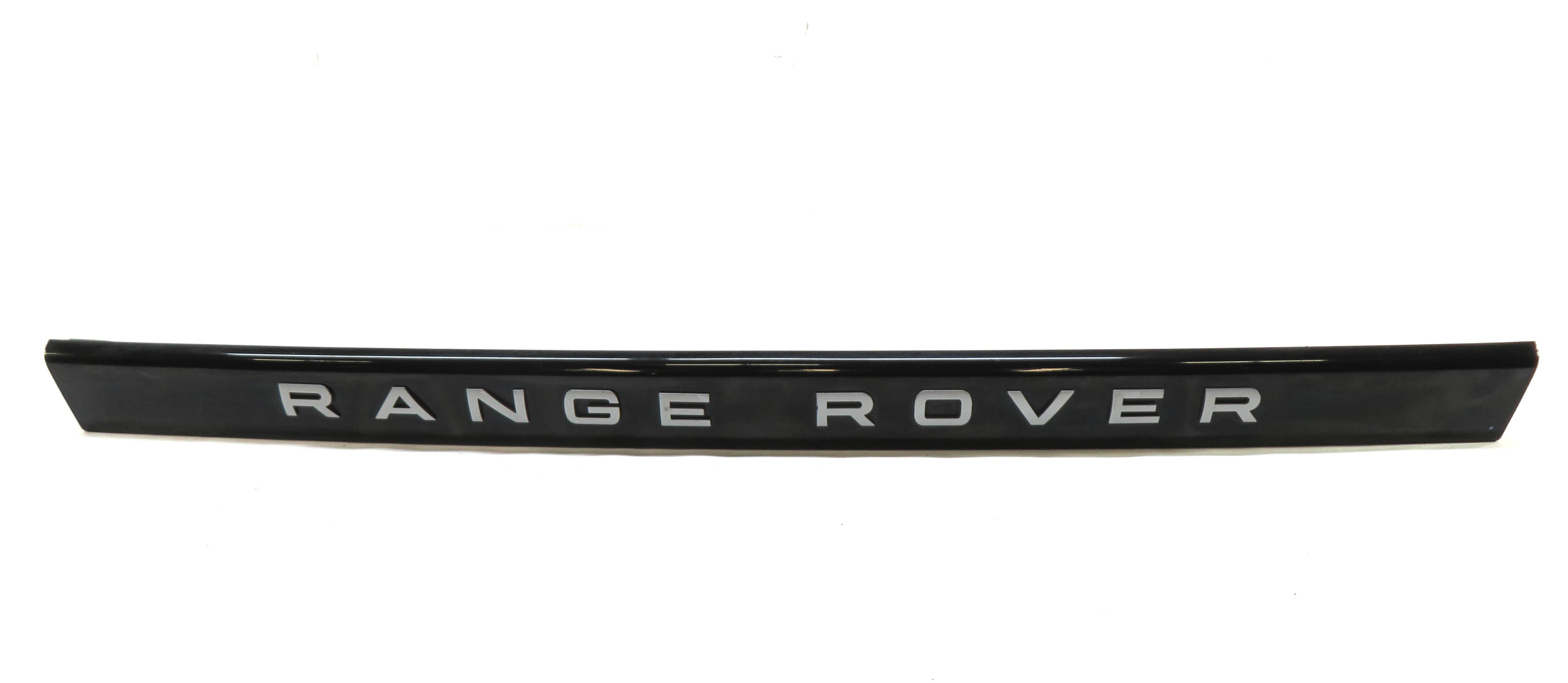 2011 RANGE ROVER SPORT (L320) REAR TRUNK HATCH TRIM PANEL (SANTORINI BLACK 820) — exact item pictured