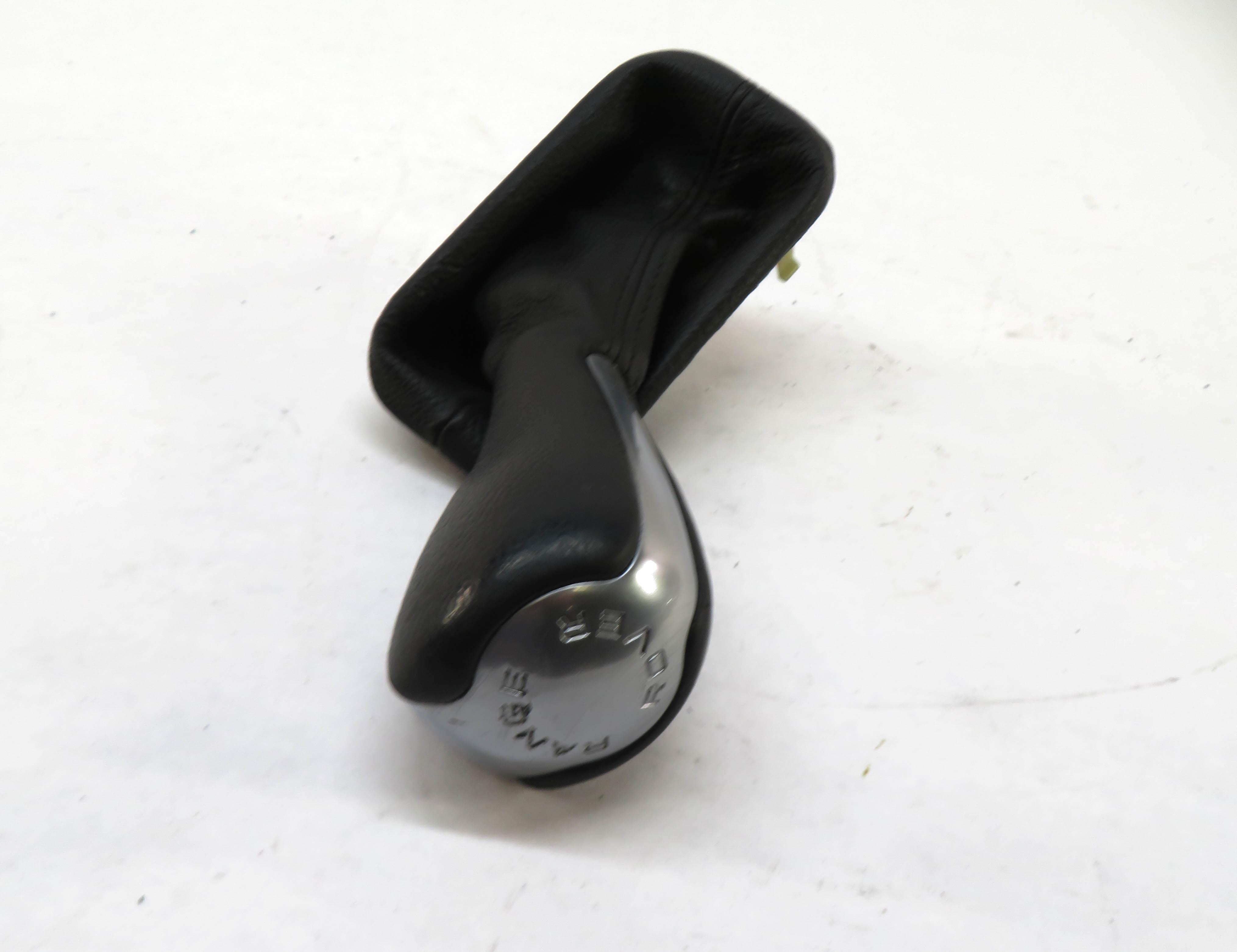 2011 RANGE ROVER SPORT (L320) SHIFT SHIFTER KNOB w/ BOOT (BLACK & SILVER) — exact item pictured