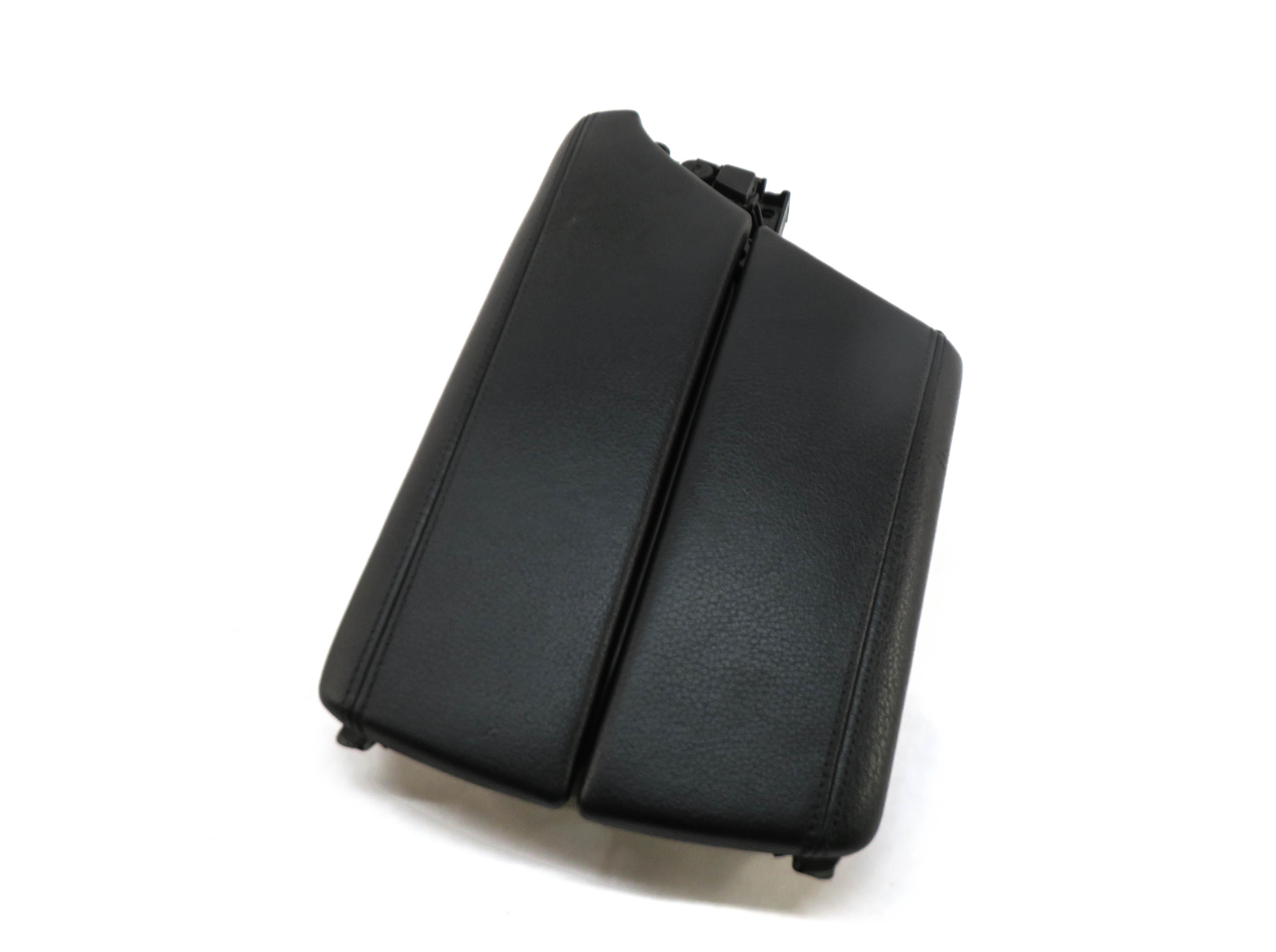 12-16 BMW 528i 535i 550i ACTIVEHYBRID 5 (F10) CENTER CONSOLE ARMREST (BLACK) — exact item pictured