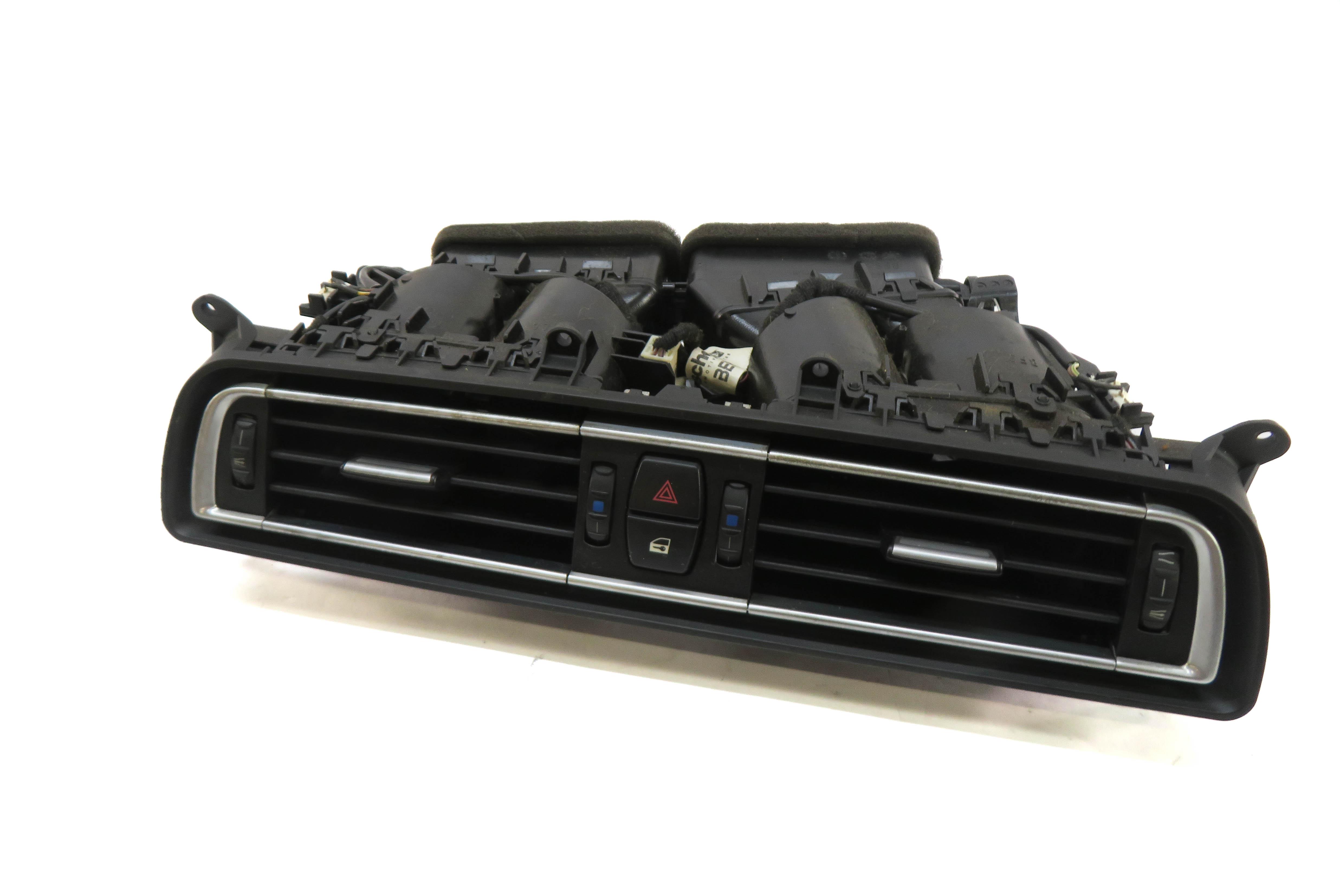 2013 BMW ACTIVE HYBRID 7 F04 FRONT CENTER DASH HVAC A/C HEATER AIR VENT (BLACK) — exact item pictured