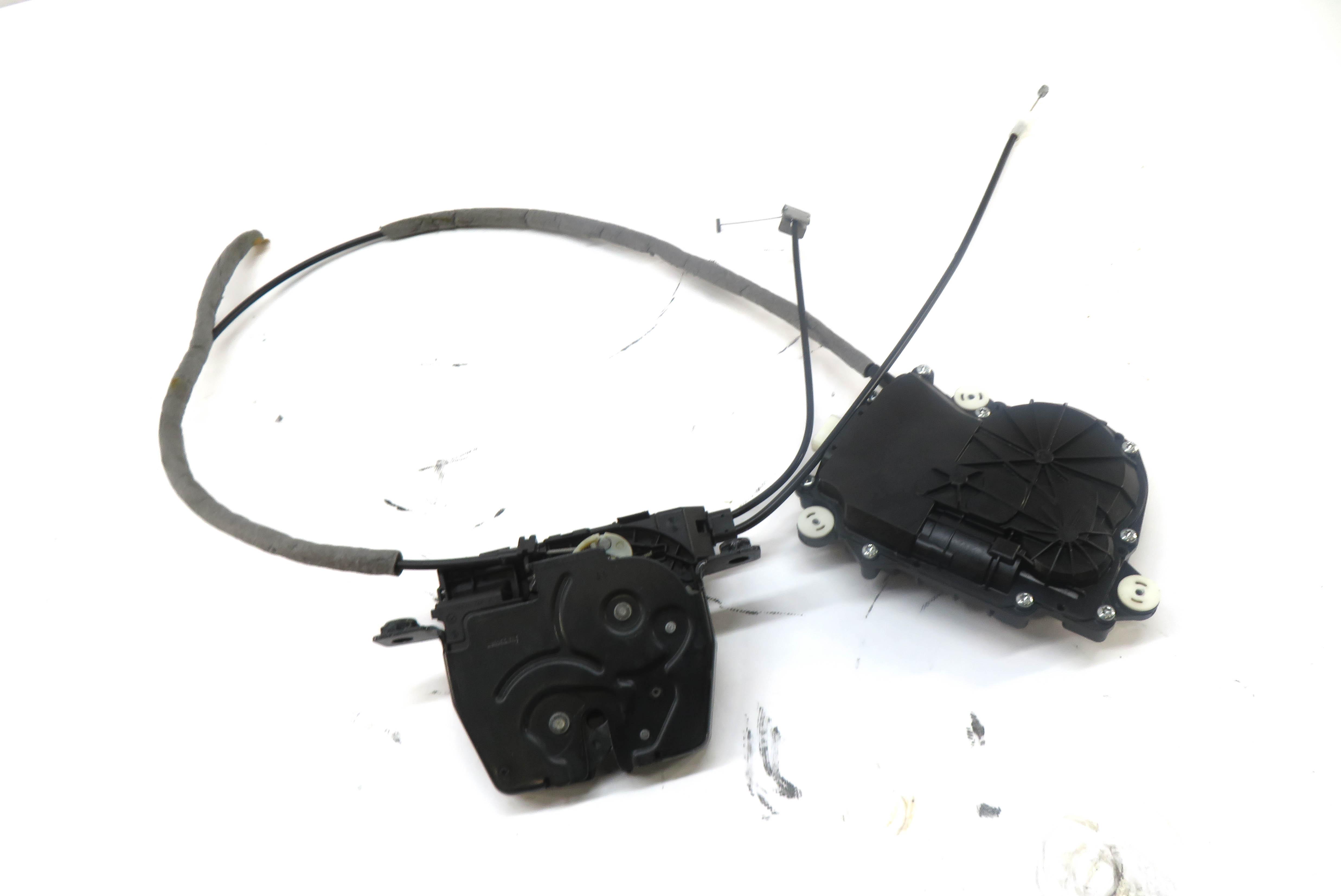 2013 BMW ACTIVE HYBRID 7 (F04) TRUNK LATCH w/ SOFT CLOSE ACTUATOR MOTOR & CABLE — exact item pictured